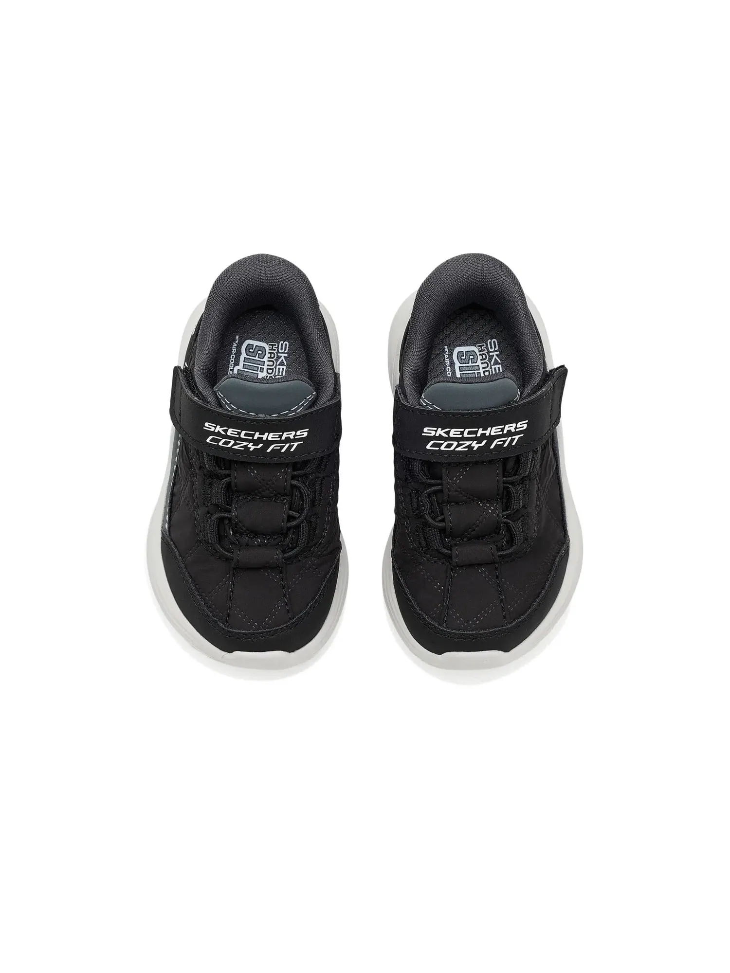 Кроссовки Hands-Free Slip-Ins-Comfy Sprints 404210N (для малышей) Skechers Kids — изображение 2 из 4, черный/белый
