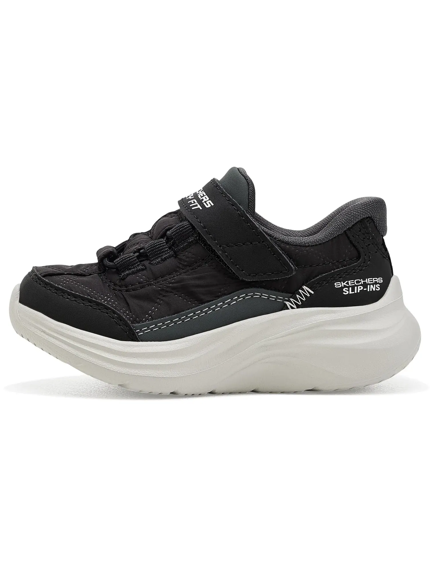 Кроссовки Hands-Free Slip-Ins-Comfy Sprints 404210N (для малышей) Skechers Kids — изображение 4 из 4, черный/белый