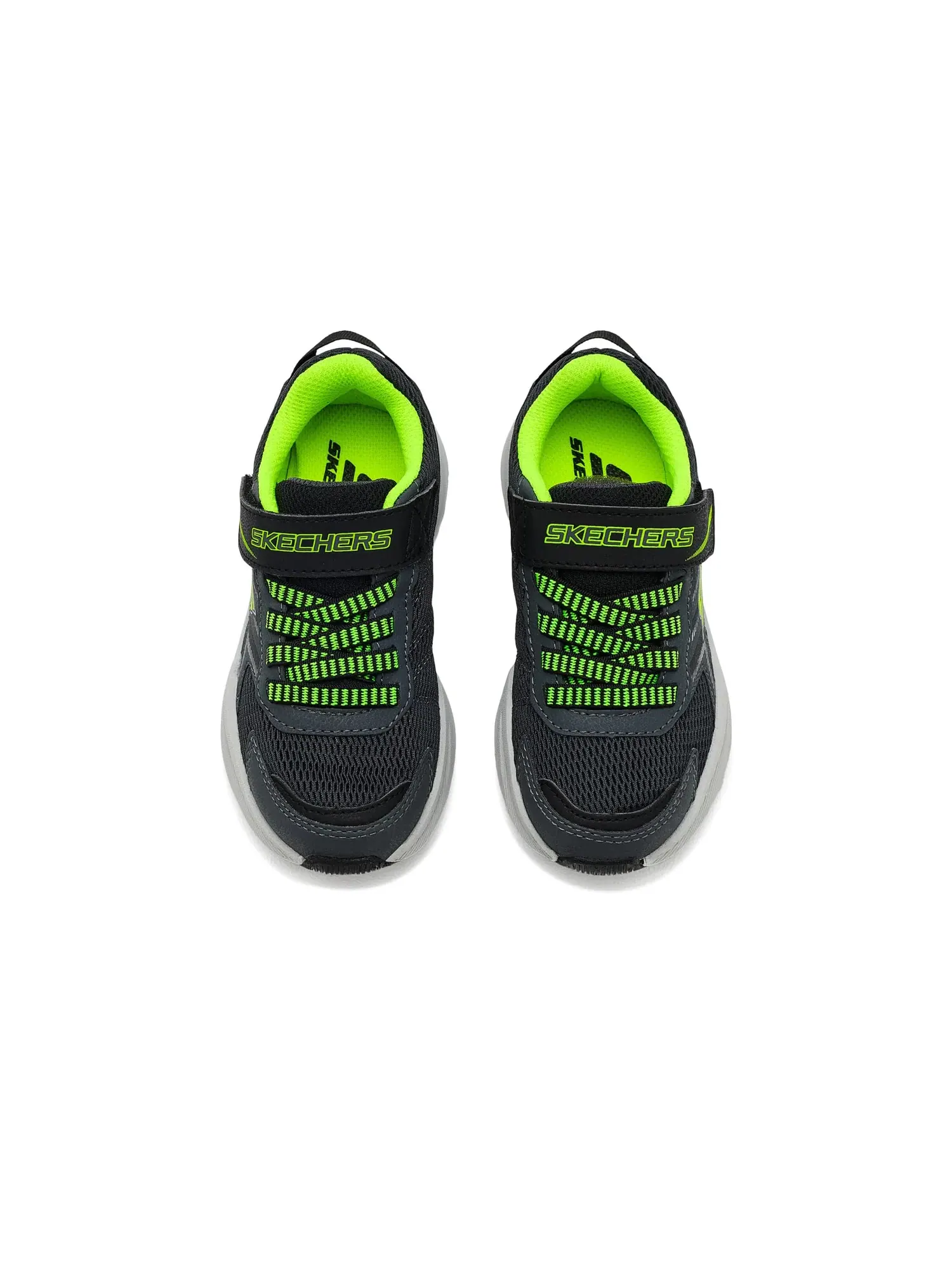 Кроссовки Microspec Tread 404115L (для маленьких и больших детей) Skechers Kids — изображение 2 из 4, темно-серый/синий