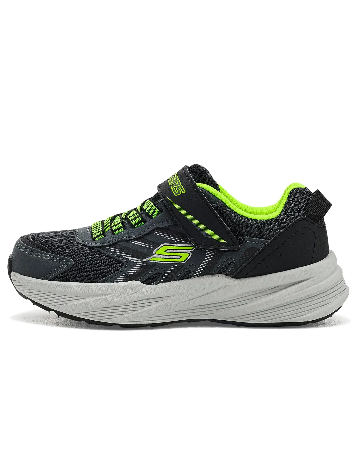 Кроссовки Microspec Tread 404115L (для маленьких и больших детей) Skechers Kids — изображение 4 из 4, темно-серый/синий
