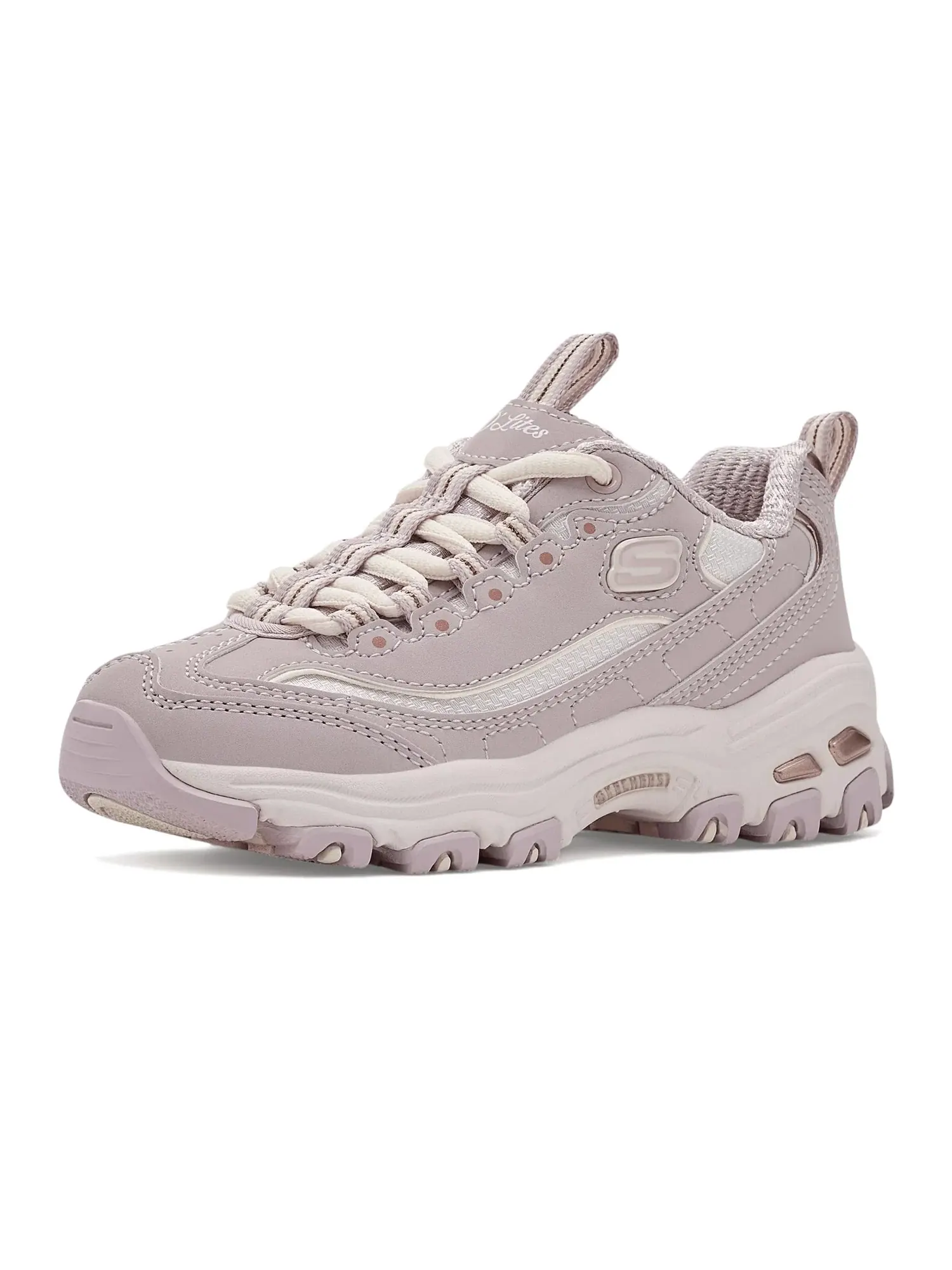 Кроссовки D'Lites 304155L (для маленьких и больших детей) Skechers Kids — изображение 1 из 4, розовое золото