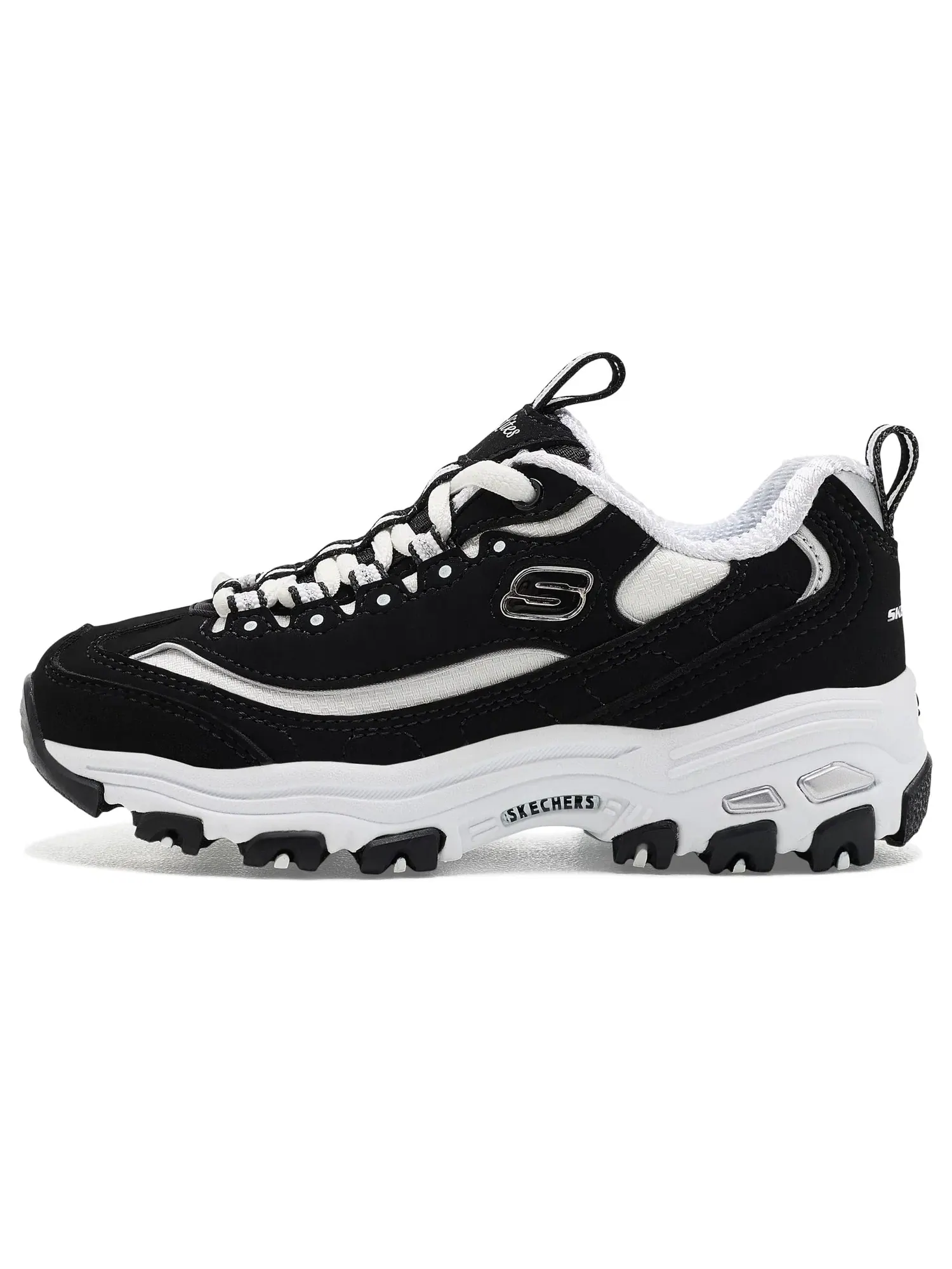 Кроссовки D'Lites 304155L (для маленьких и больших детей) Skechers Kids — изображение 4 из 4, черный/белый