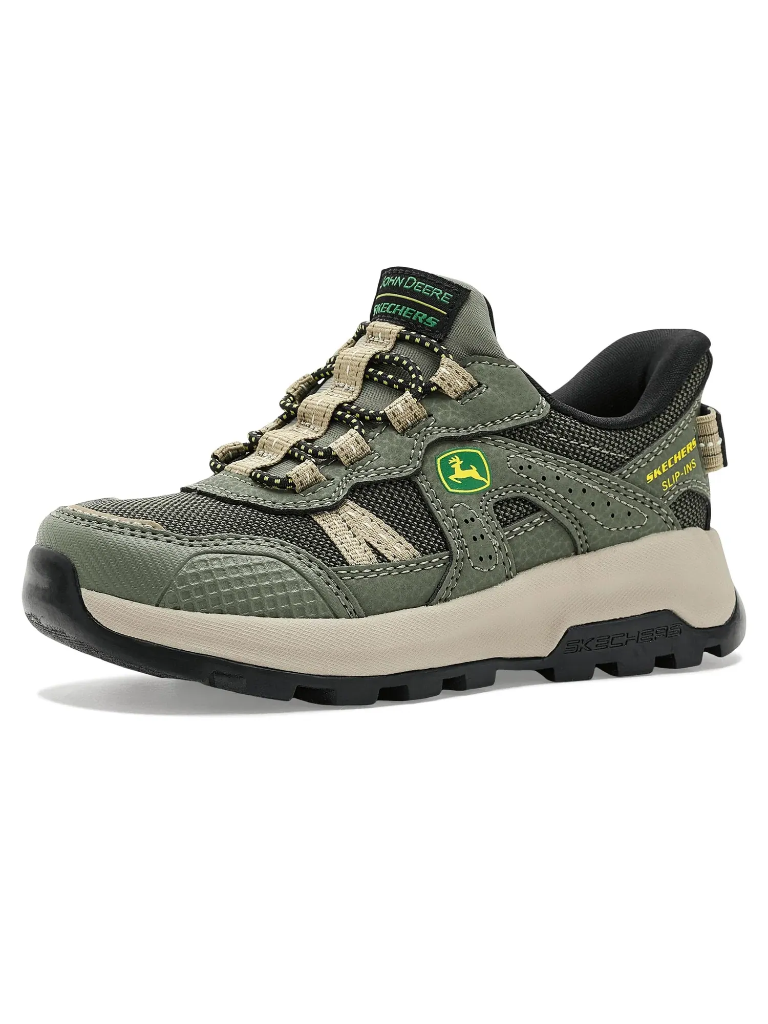 Кроссовки X John Deere-Hands Free Slip-Ins-Storm Blazer 407066L (для маленьких и больших детей) Skechers Kids, зеленый