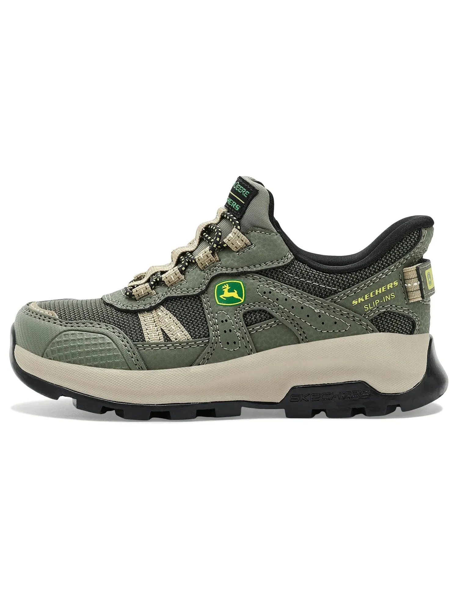 Кроссовки X John Deere-Hands Free Slip-Ins-Storm Blazer 407066L (для маленьких и больших детей) Skechers Kids, зеленый