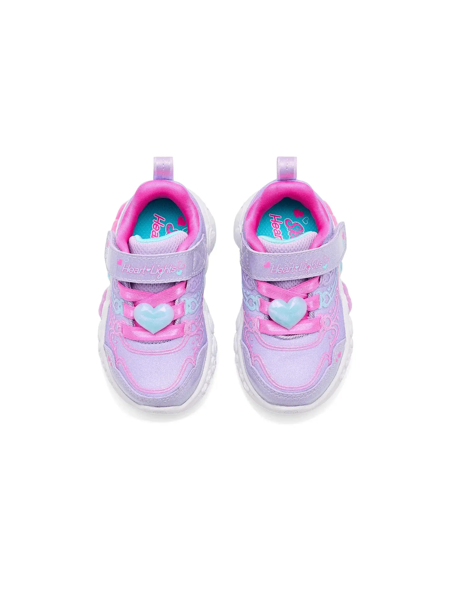 Кроссовки Enchanted Heart Lights 303266N (для малышей) Skechers Kids — изображение 2 из 4, мульти