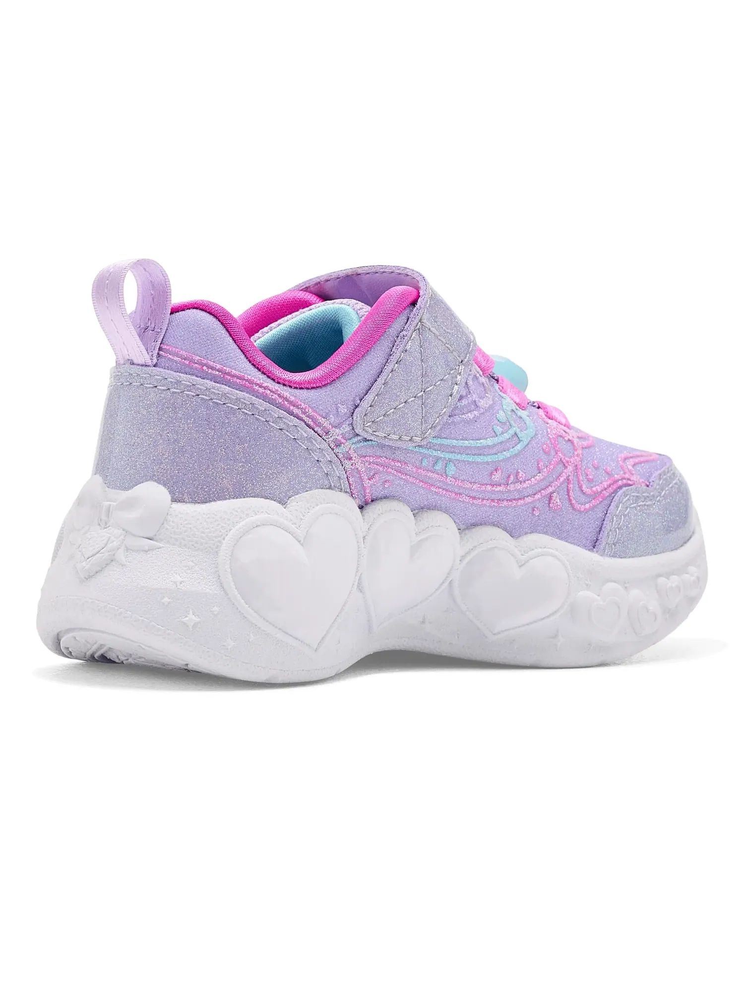 Кроссовки Enchanted Heart Lights 303266N (для малышей) Skechers Kids — изображение 3 из 4, мульти