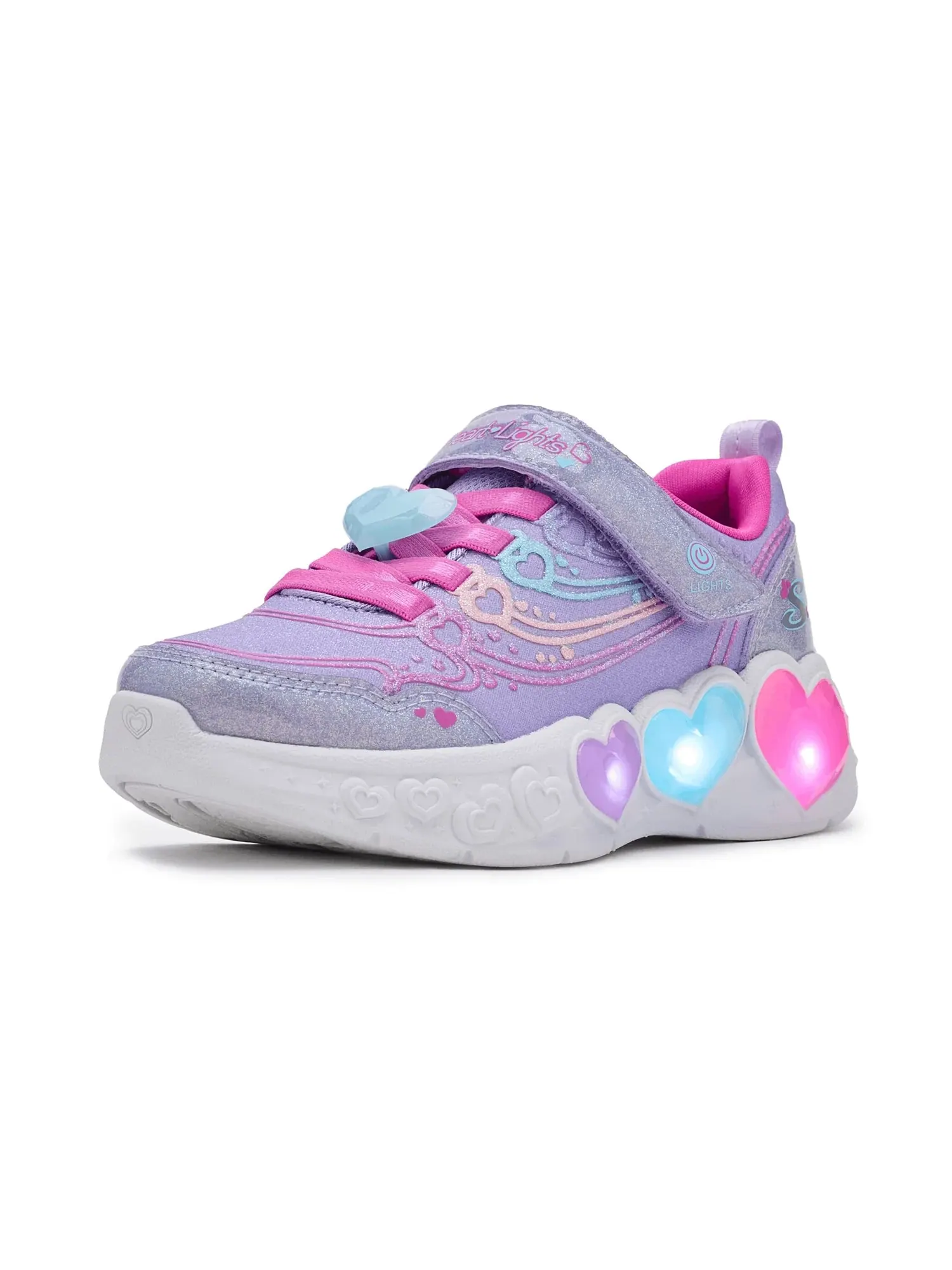 Кроссовки Enchanted Heart Lights 303266L (для маленьких и больших детей) Skechers Kids — изображение 1 из 4, мульти