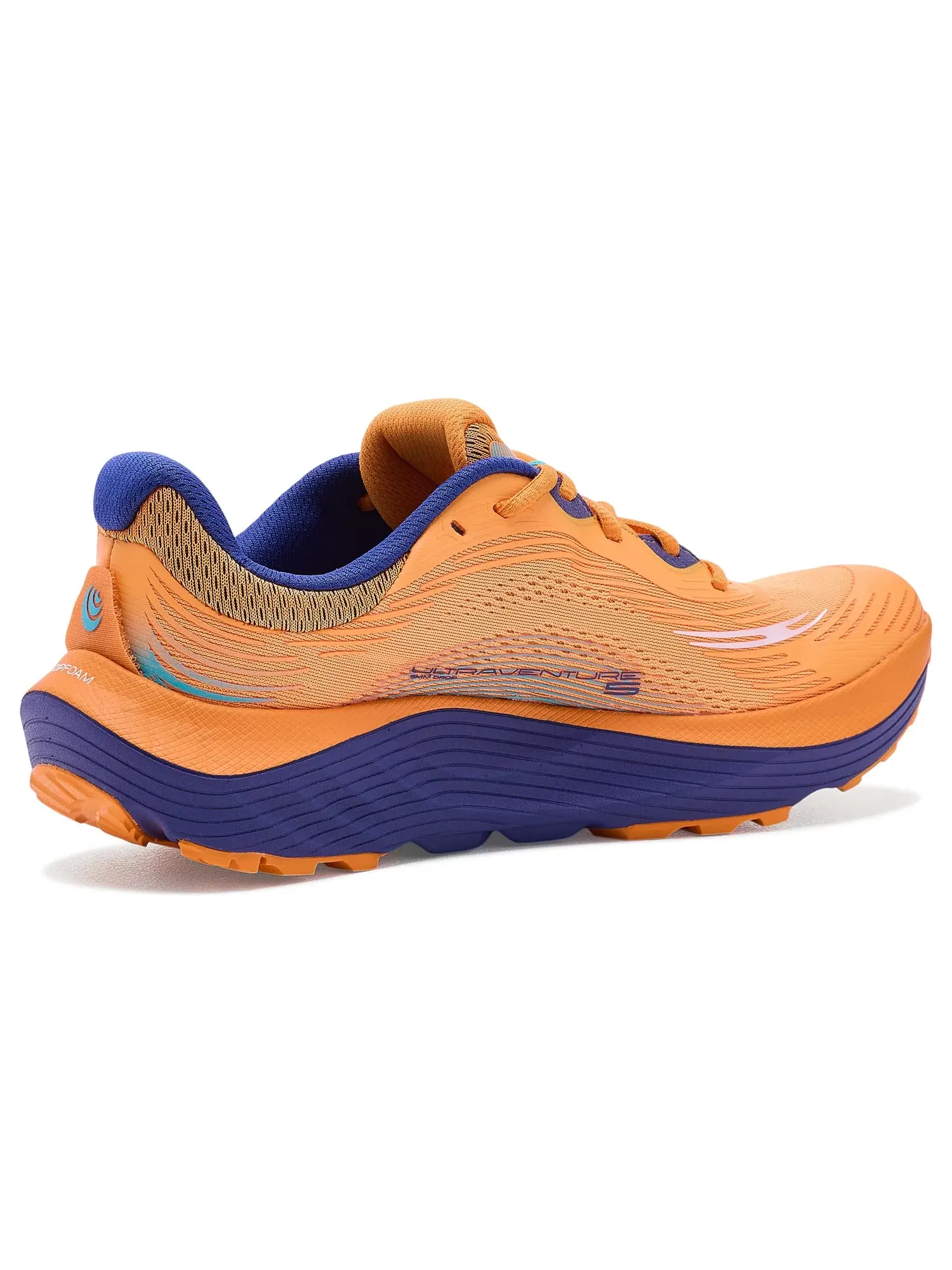 Кроссовки Ultraventure 5 Topo Athletic — изображение 3 из 4, оранжевый/темно-синий