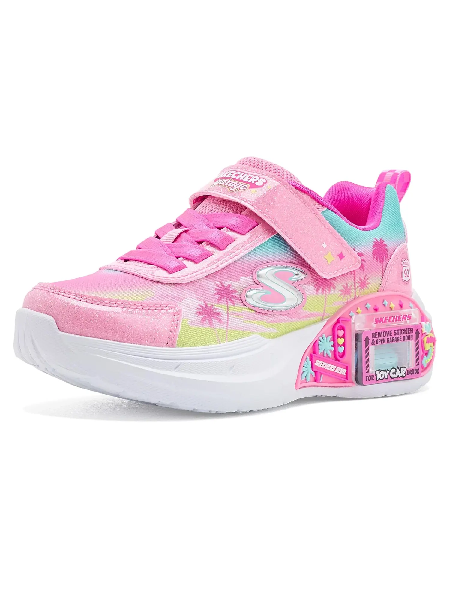 Кроссовки Garage 304351L (для маленьких и больших детей) Skechers Kids — изображение 1 из 4, розовый/мульти