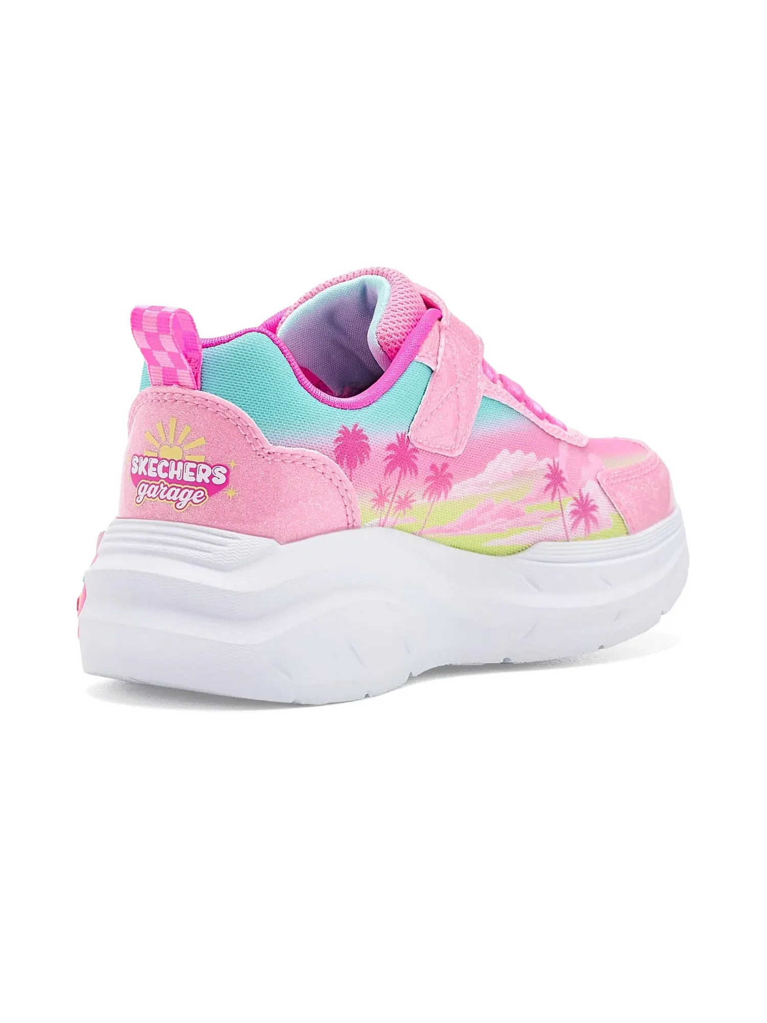 Кроссовки Garage 304351L (для маленьких и больших детей) Skechers Kids — изображение 3 из 4, розовый/мульти