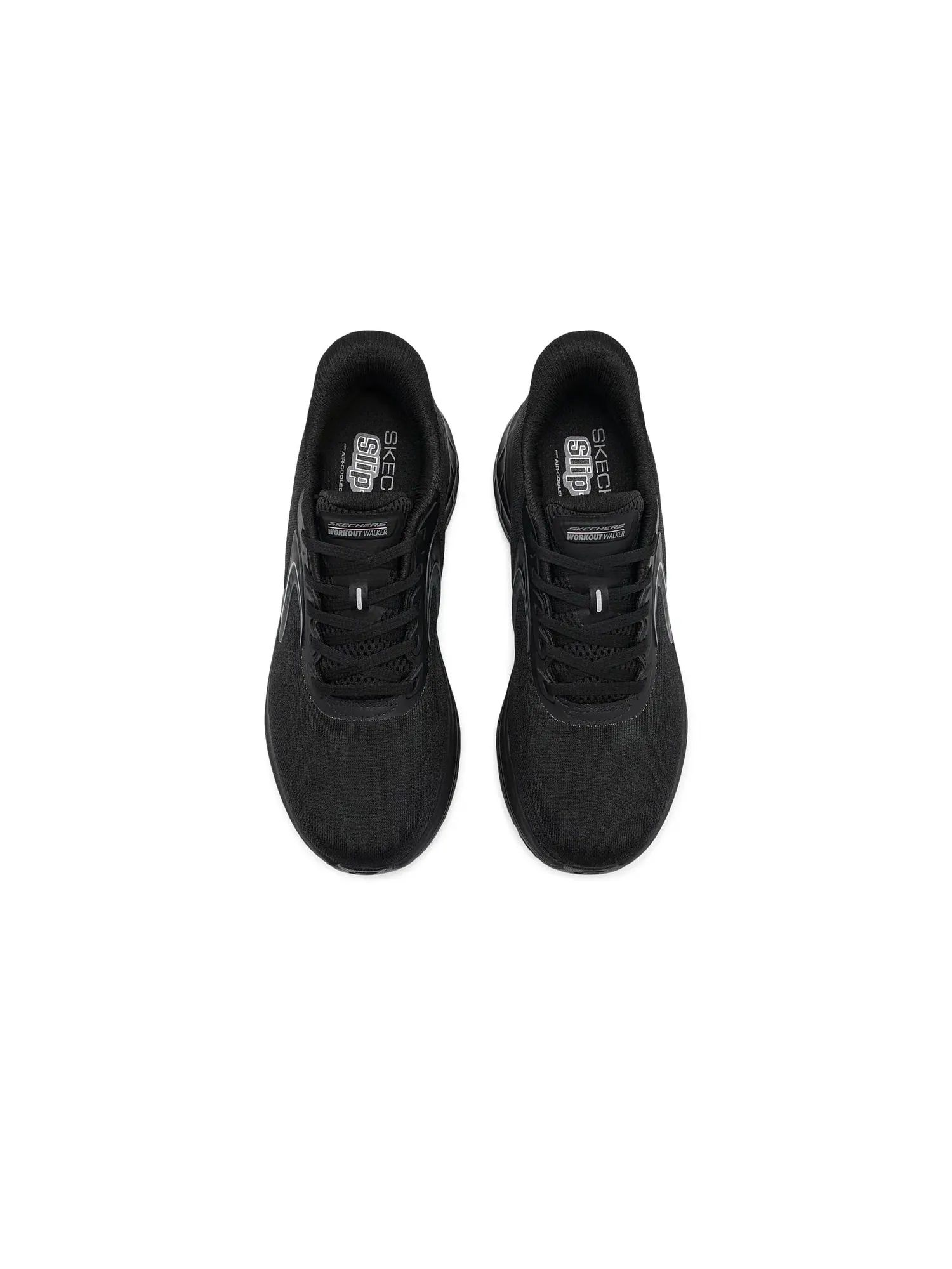 Кроссовки Hands-free Slip-ins: Go Walk Workout Walker Max Skechers Performance — изображение 2 из 4, черный/черный