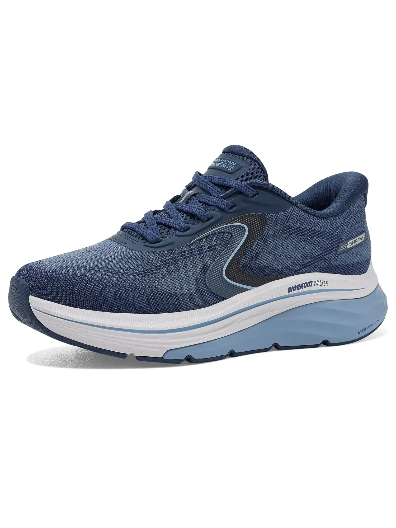 Кроссовки Hands-free Slip-ins: Go Walk Workout Walker Max Skechers Performance — изображение 1 из 4, темно-синий/синий