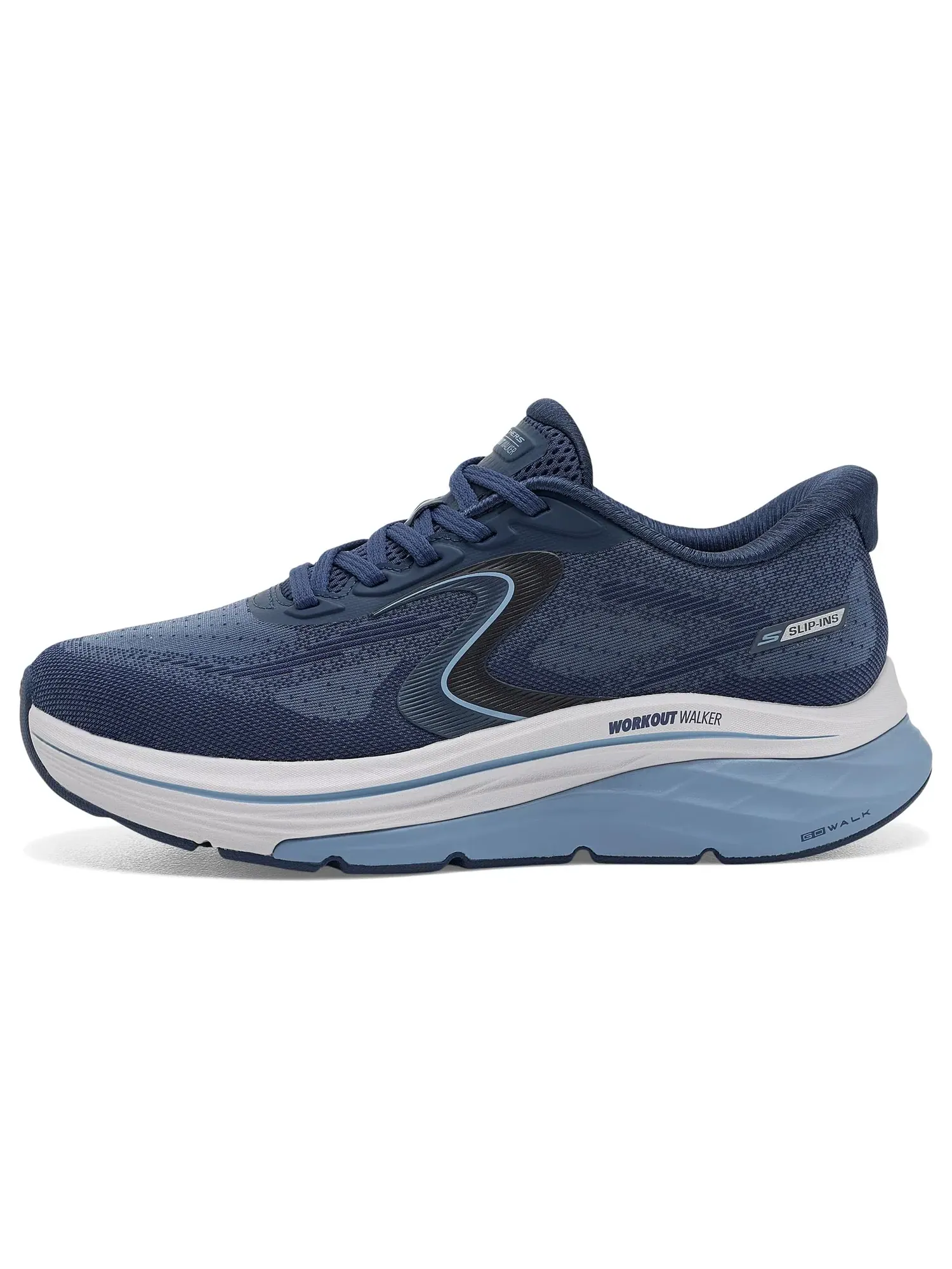 Кроссовки Hands-free Slip-ins: Go Walk Workout Walker Max Skechers Performance — изображение 4 из 4, темно-синий/синий