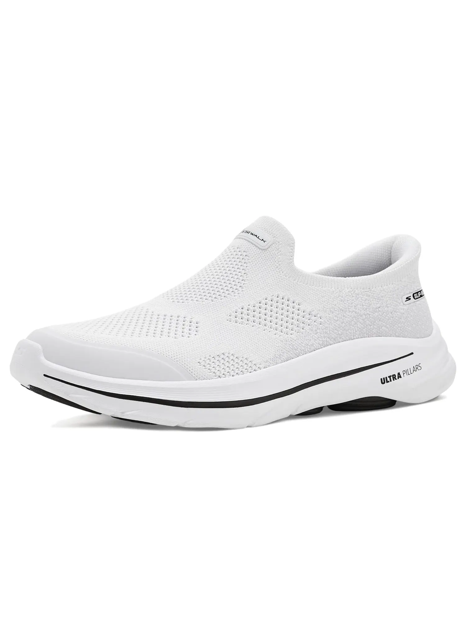 Кроссовки Slip-ins: Go Walk 8 Nova Skechers Performance — изображение 1 из 4, белый/черный