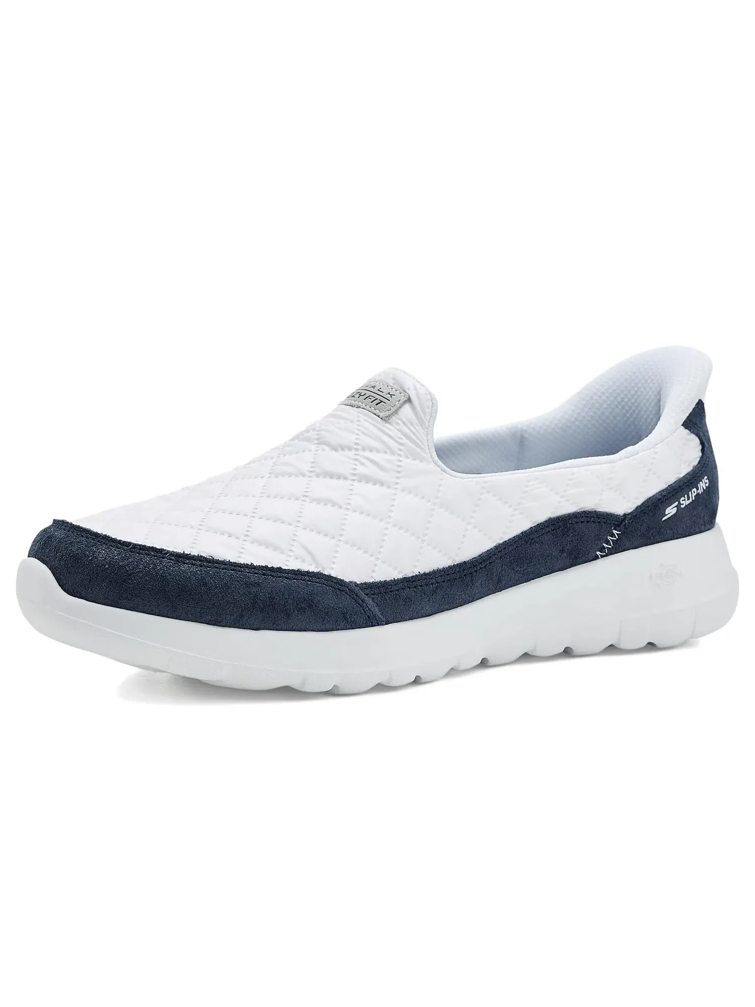 Кроссовки Slip-ins: Go Walk Joy Cozy Easy Skechers Performance — изображение 1 из 4, белый/темно-синий