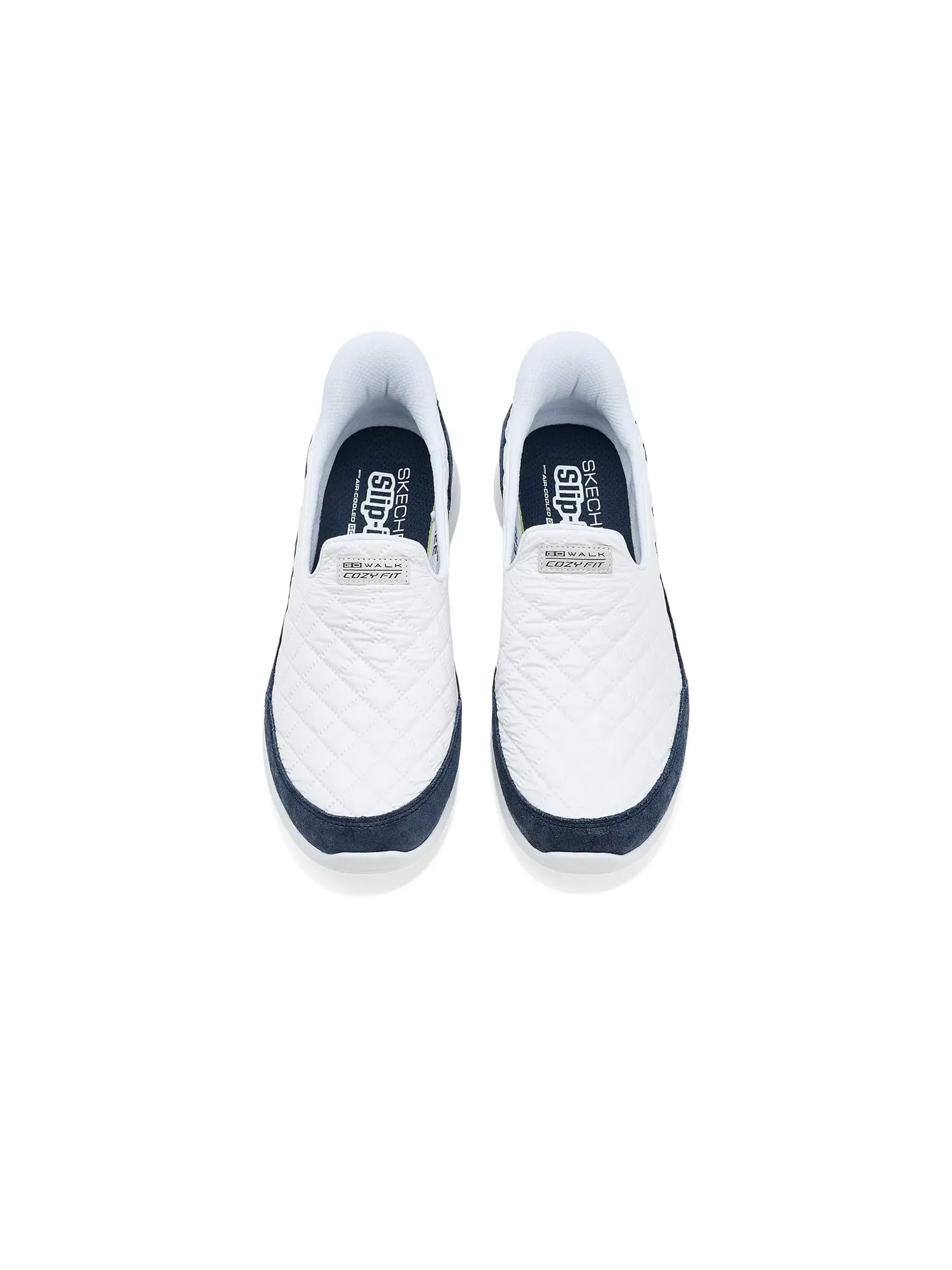 Кроссовки Slip-ins: Go Walk Joy Cozy Easy Skechers Performance — изображение 2 из 4, белый/темно-синий