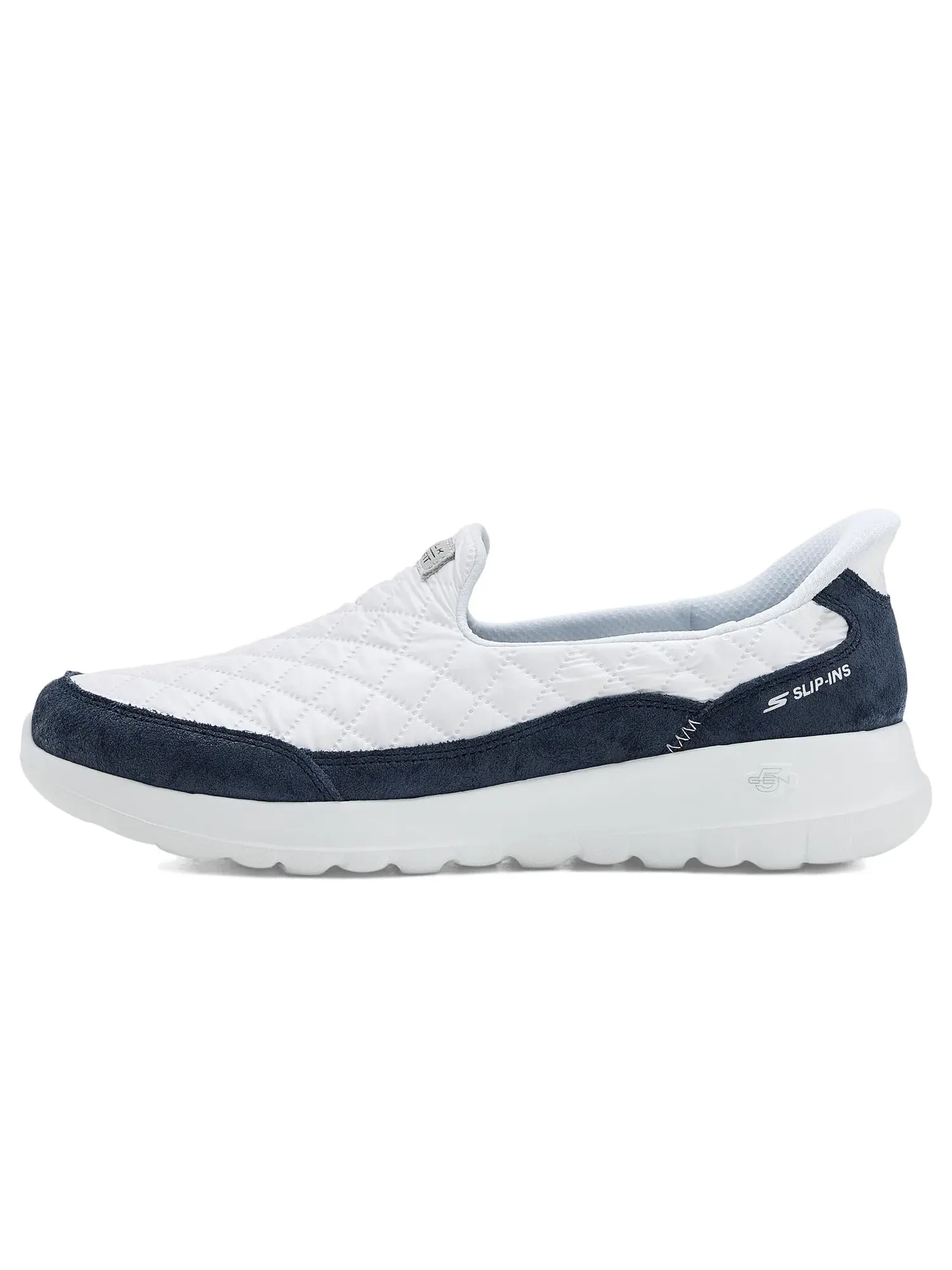 Кроссовки Slip-ins: Go Walk Joy Cozy Easy Skechers Performance — изображение 4 из 4, белый/темно-синий