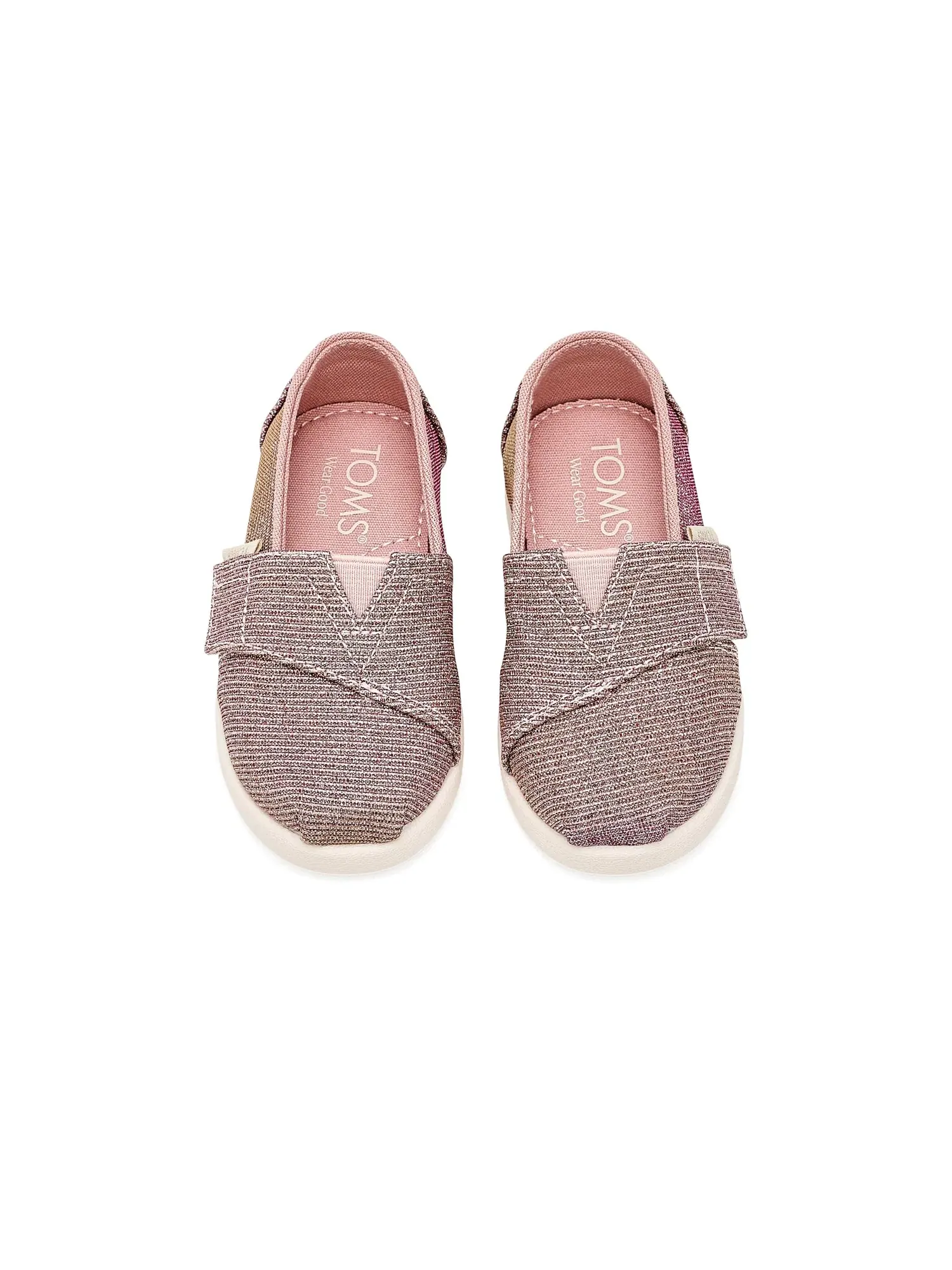 Балетки Alpargata Classic (для малышей и маленьких детей) Toms Kids — изображение 2 из 4, розовый