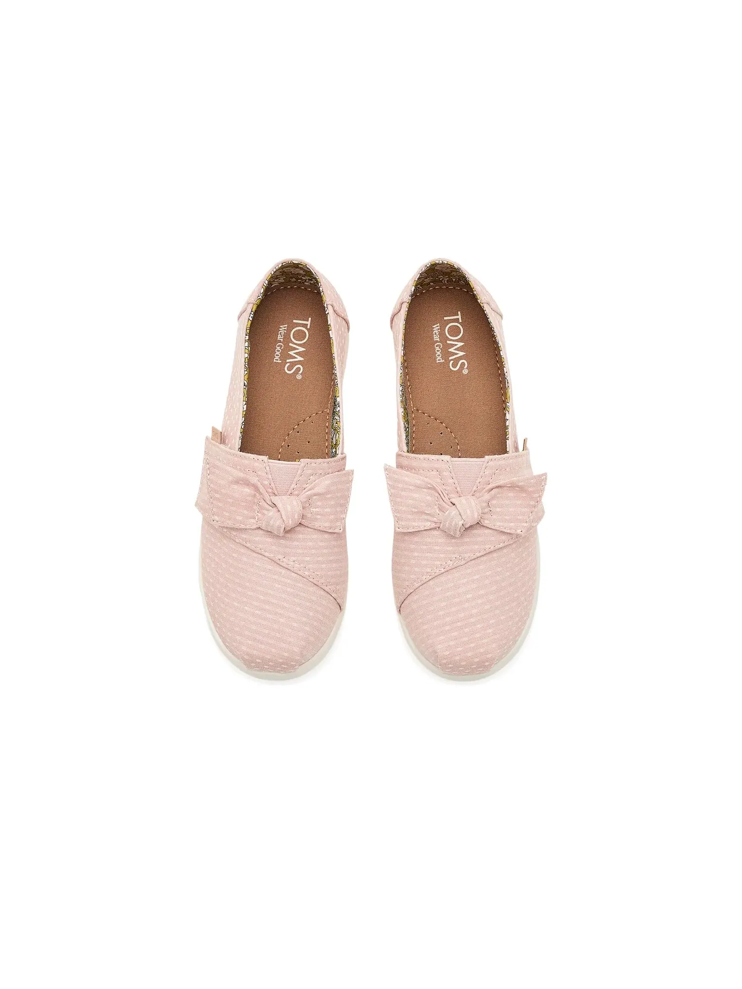 Кроссовки Alpargata Classic (для маленьких и больших детей) Toms Kids — изображение 2 из 4, бежевый/хаки