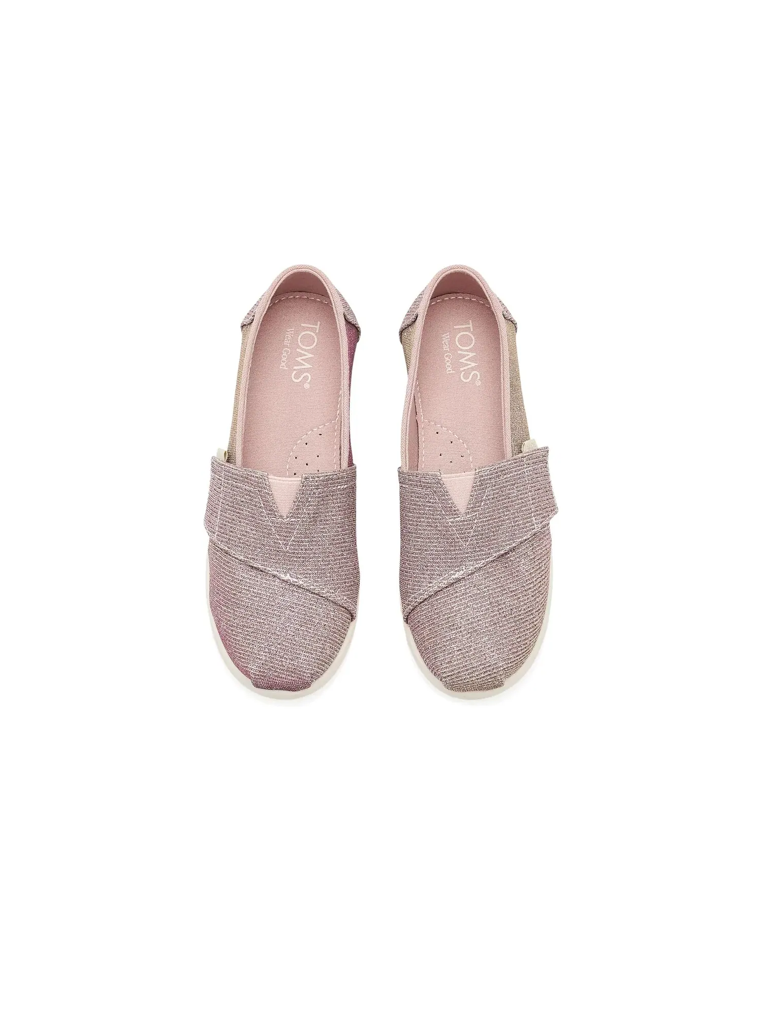 Кроссовки Alpargata Classic (для маленьких и больших детей) Toms Kids — изображение 2 из 4, розовый
