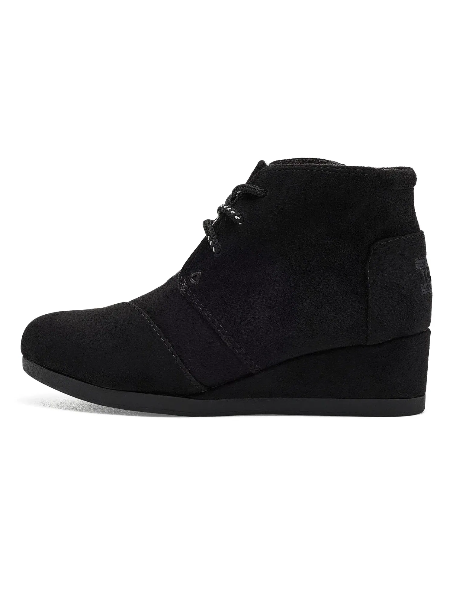 Ботинки Desert Wedge (для маленьких и больших детей) Toms Kids — изображение 4 из 4, черный