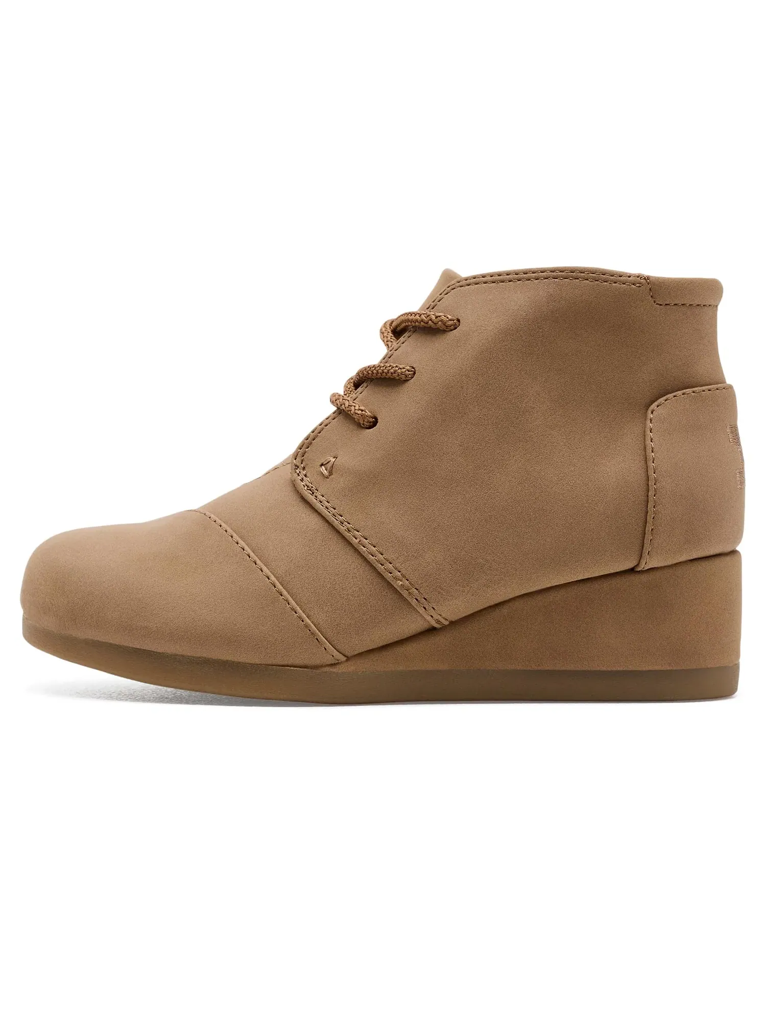 Ботинки Desert Wedge (для маленьких и больших детей) Toms Kids — изображение 4 из 4, коричневый