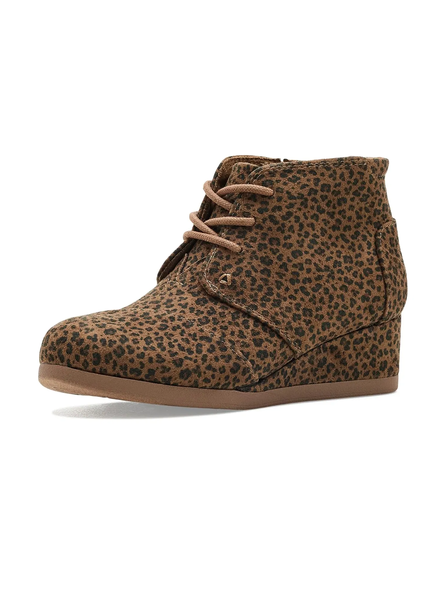 Ботинки Desert Wedge (для маленьких и больших детей) Toms Kids — изображение 1 из 4, светлый/коричневый