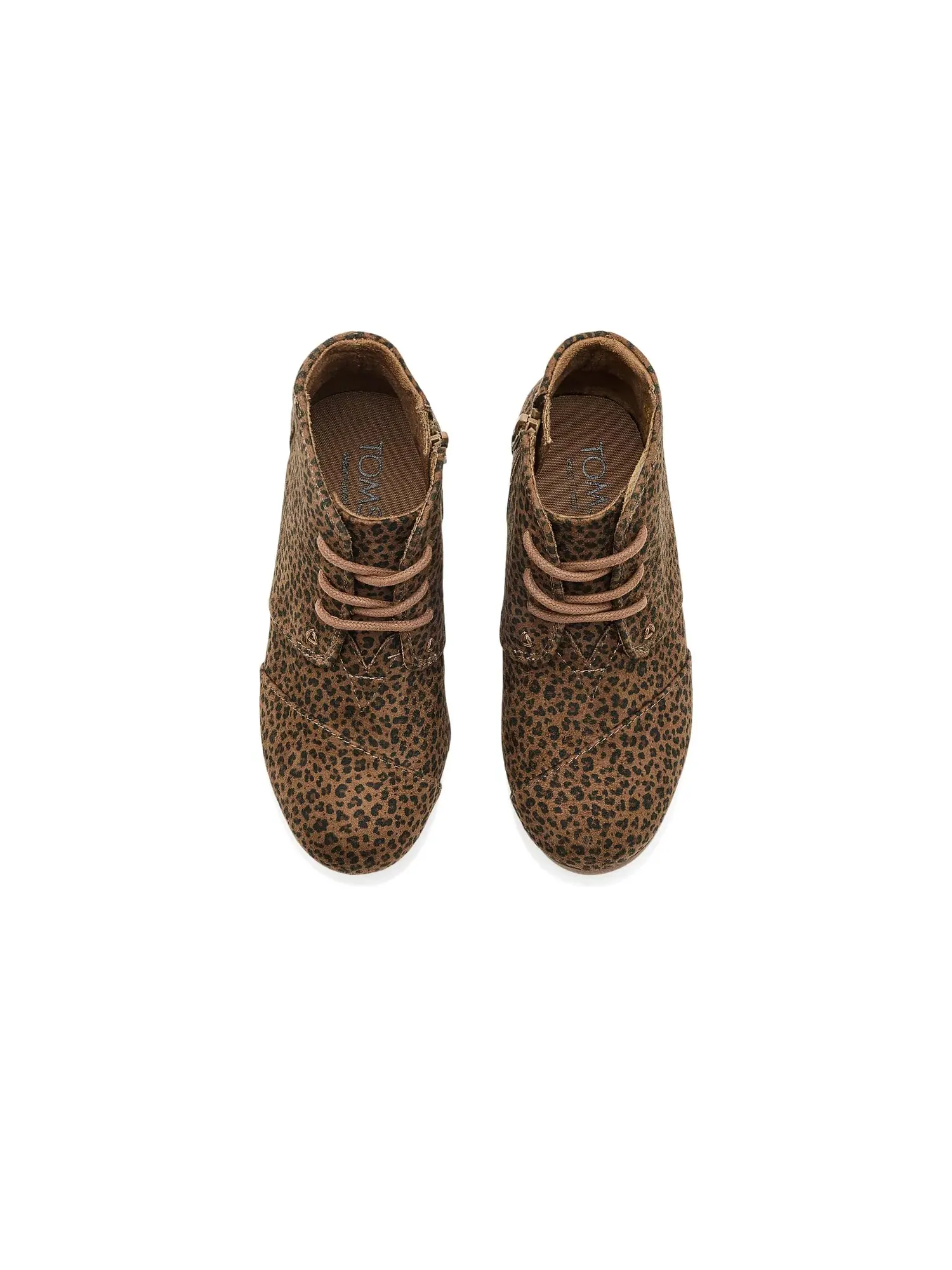 Ботинки Desert Wedge (для маленьких и больших детей) Toms Kids — изображение 2 из 4, светлый/коричневый