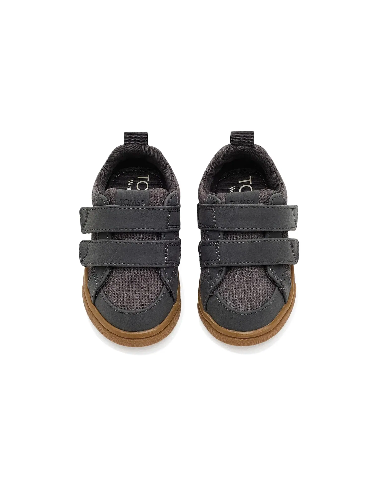 Кроссовки Cruz Double Strap (для малышей и маленьких детей) Toms Kids — изображение 2 из 4, серый
