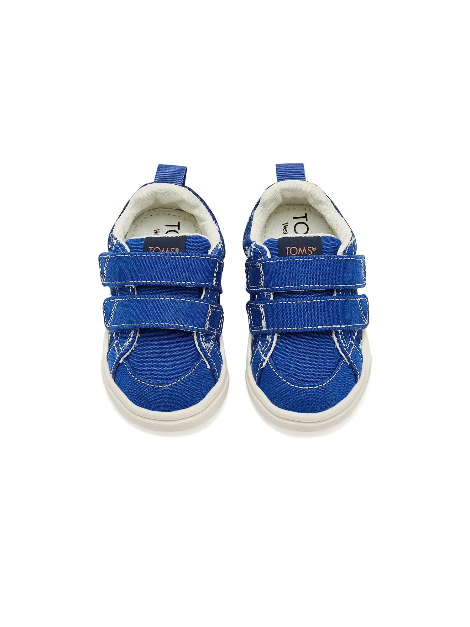 Кроссовки Cruz Double Strap (для малышей и маленьких детей) Toms Kids — изображение 2 из 4, яркий синий