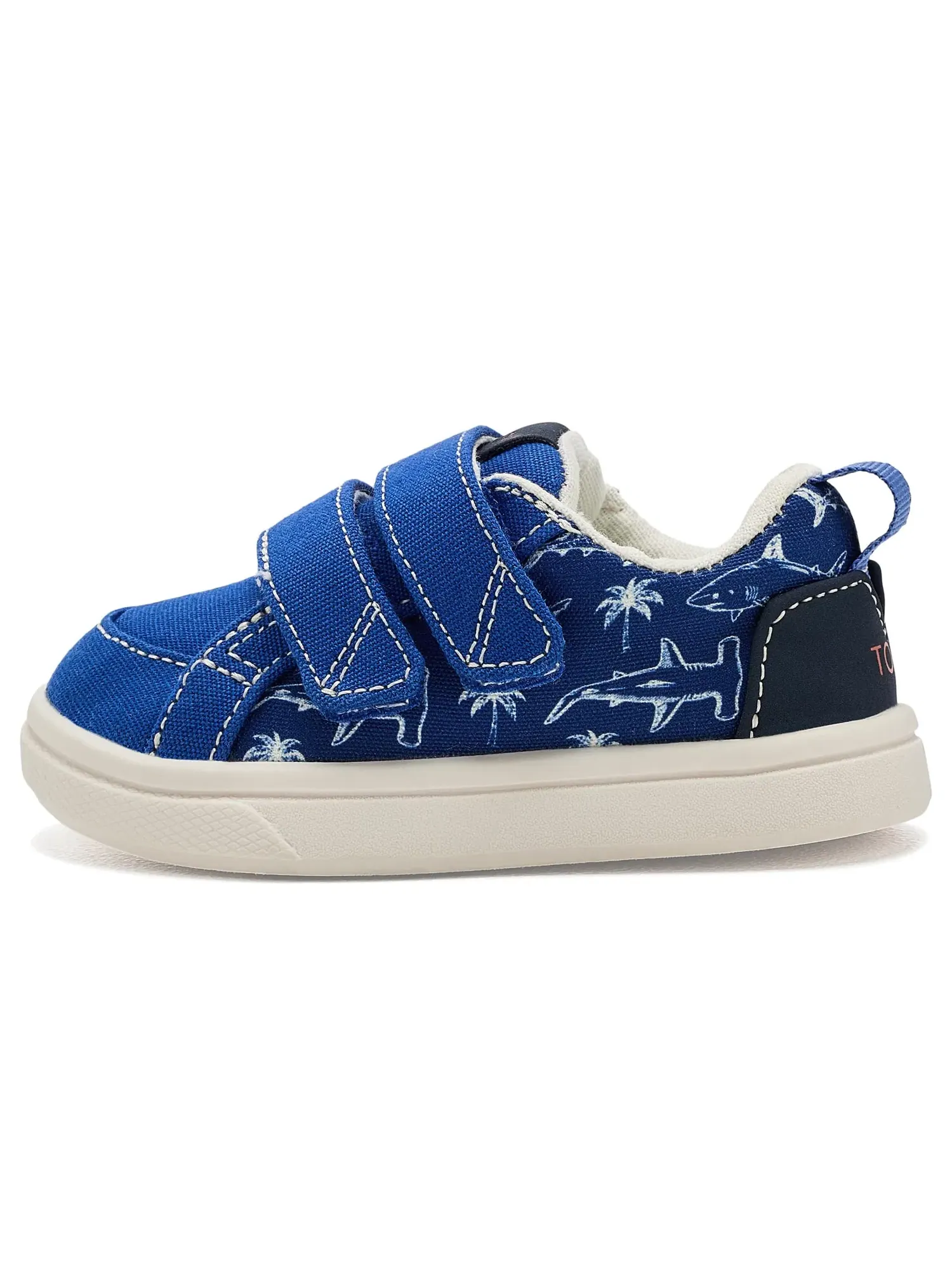 Кроссовки Cruz Double Strap (для малышей и маленьких детей) Toms Kids — изображение 4 из 4, яркий синий
