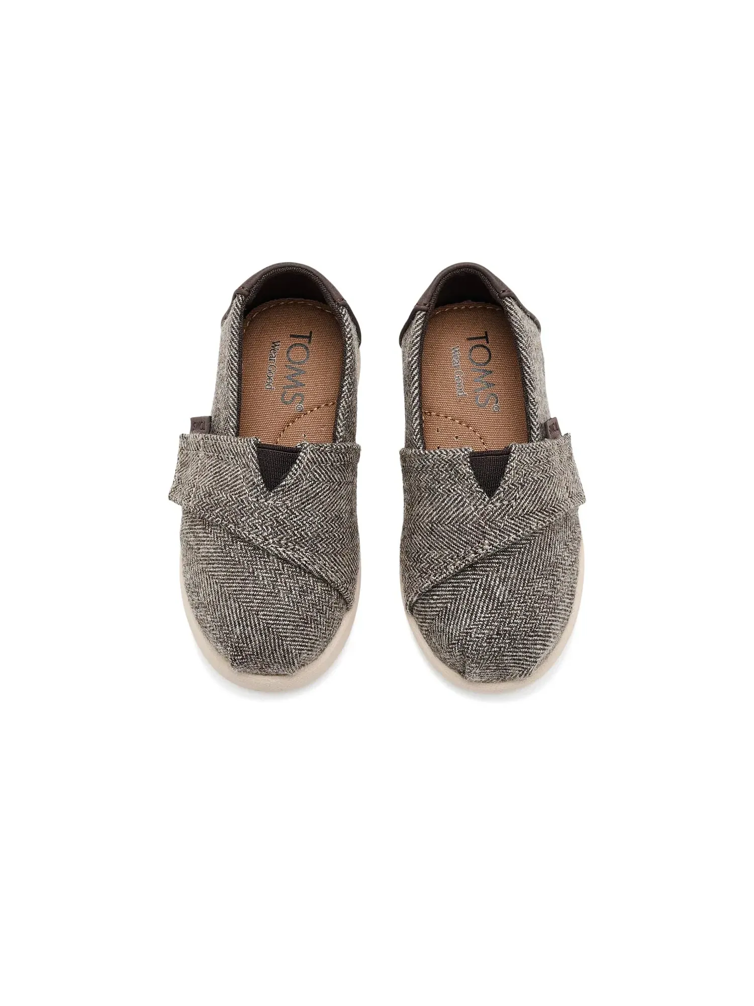 Лоферы Alpargata (для малышей и маленьких детей) Toms Kids — изображение 2 из 4, коричневый