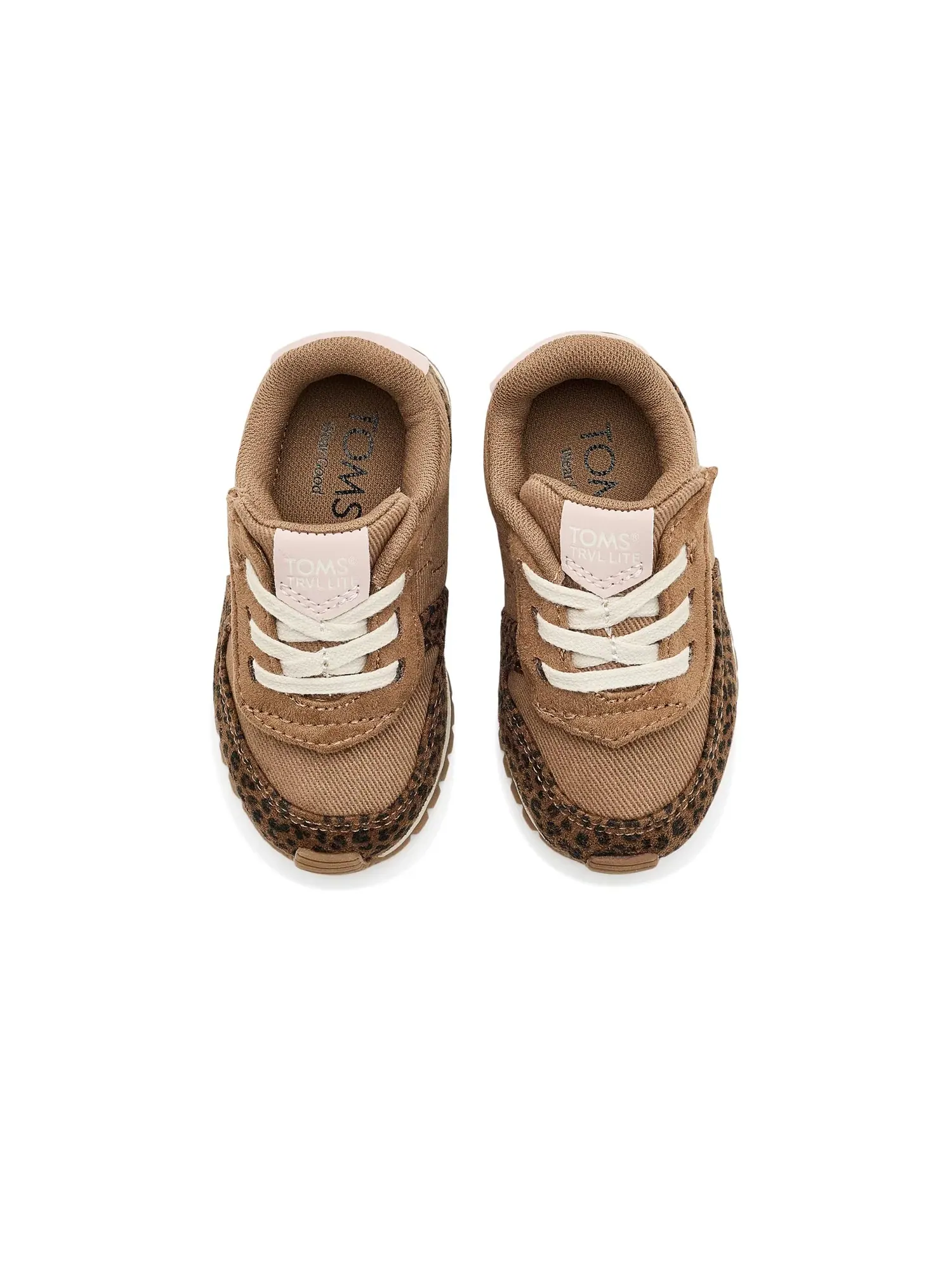 Кроссовки TRVL Lite Retro (для малышей и маленьких детей) Toms Kids — изображение 2 из 4, светлый/коричневый