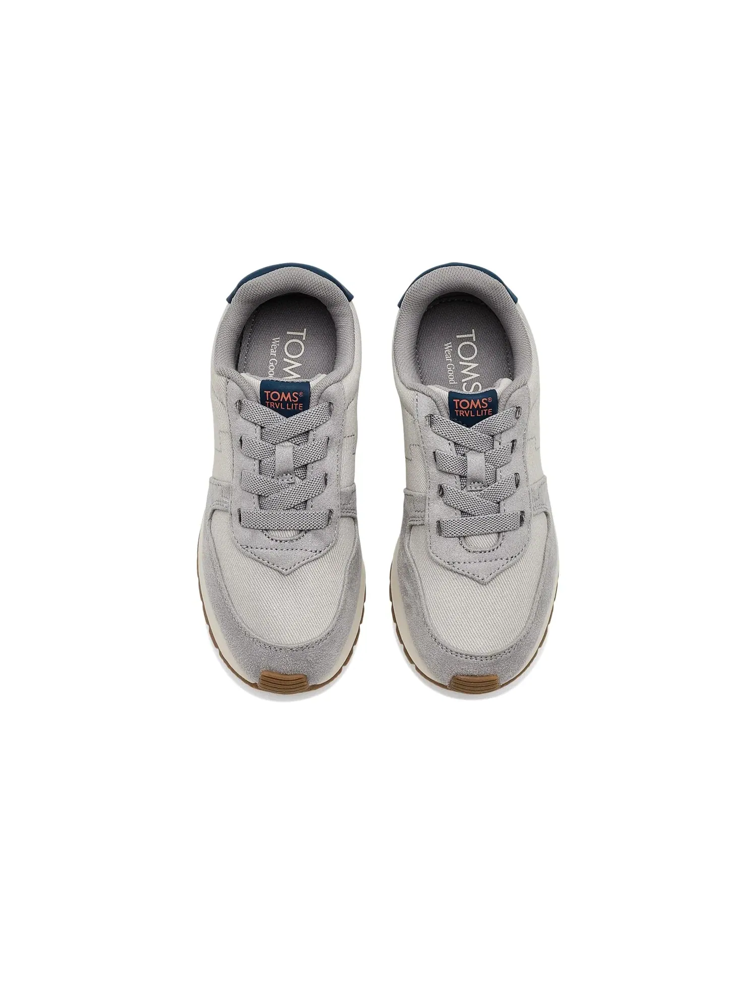 Кроссовки TRVL Lite Retro (для маленьких и больших детей) Toms Kids — изображение 2 из 4, серый