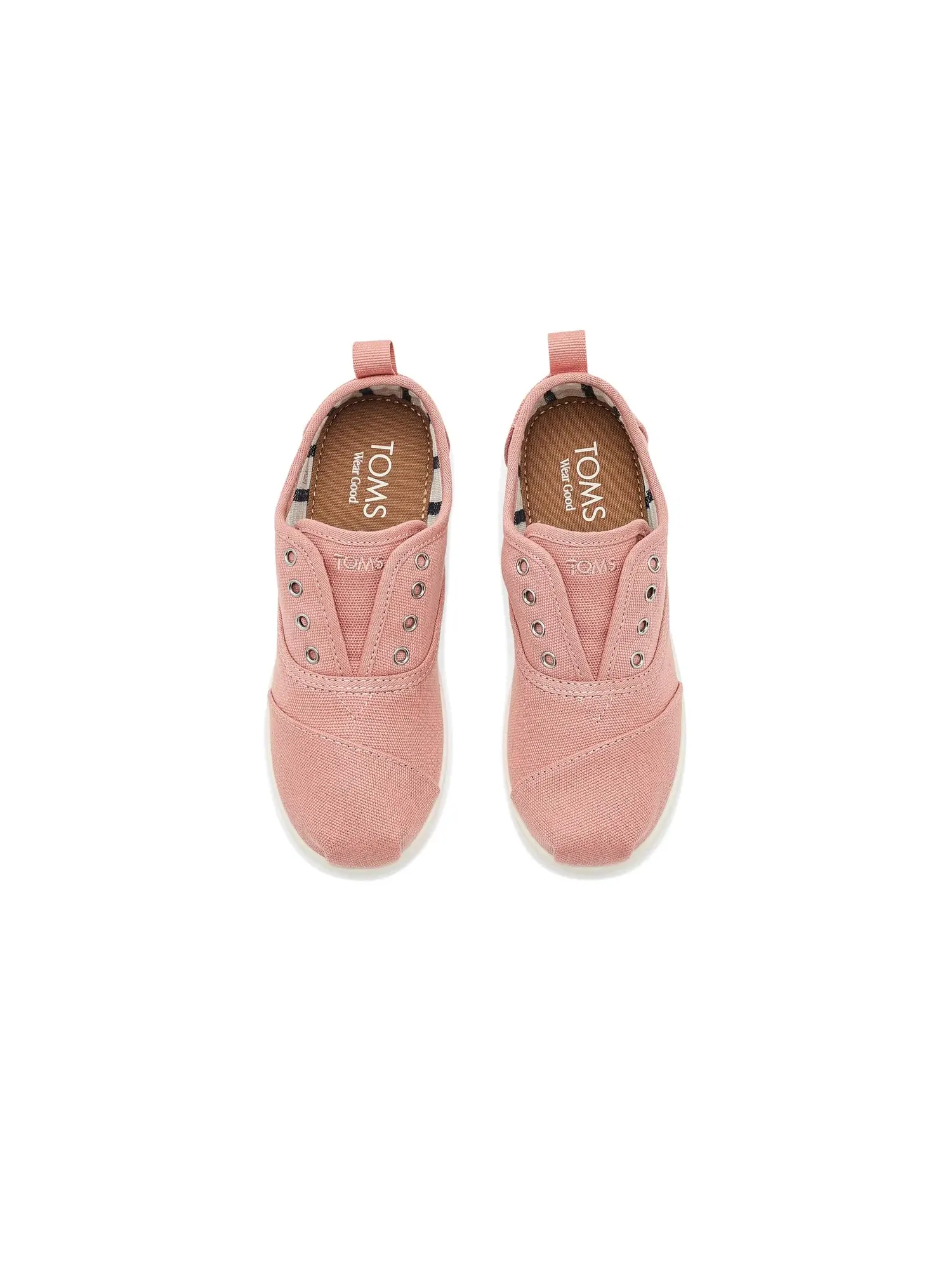 Кроссовки Cordones Plus (для маленьких и больших детей) Toms Kids — изображение 2 из 4, розовый