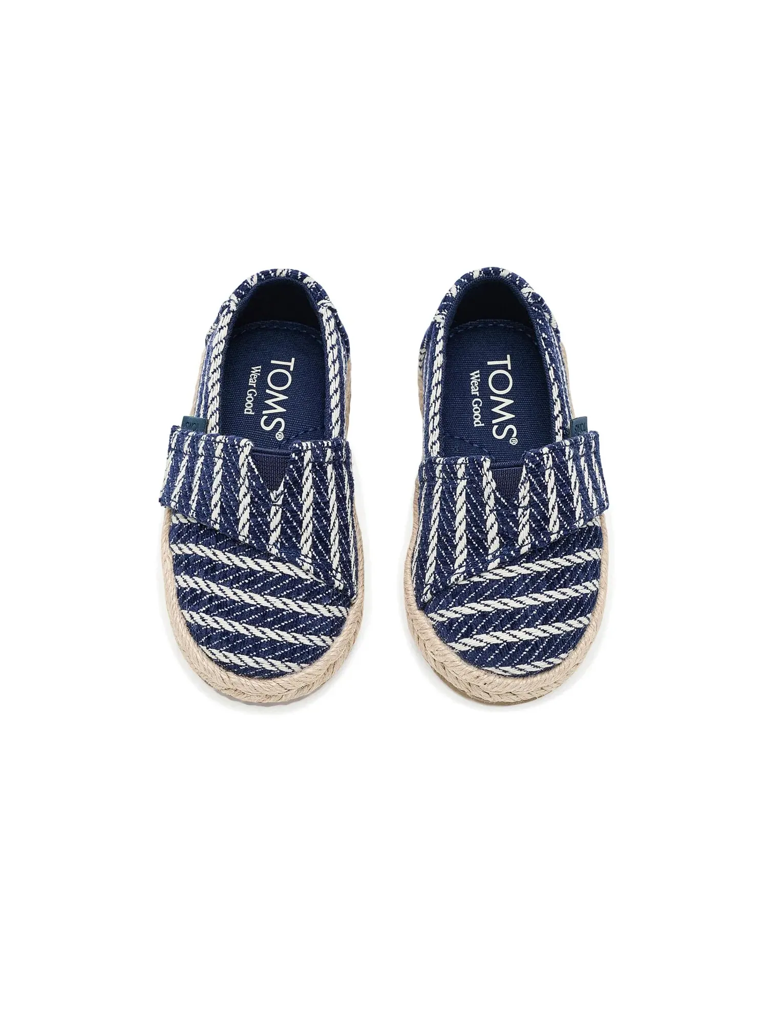 Кроссовки Alpargata Rope 2.0 (для малышей и маленьких детей) Toms Kids — изображение 2 из 4, темно-синий