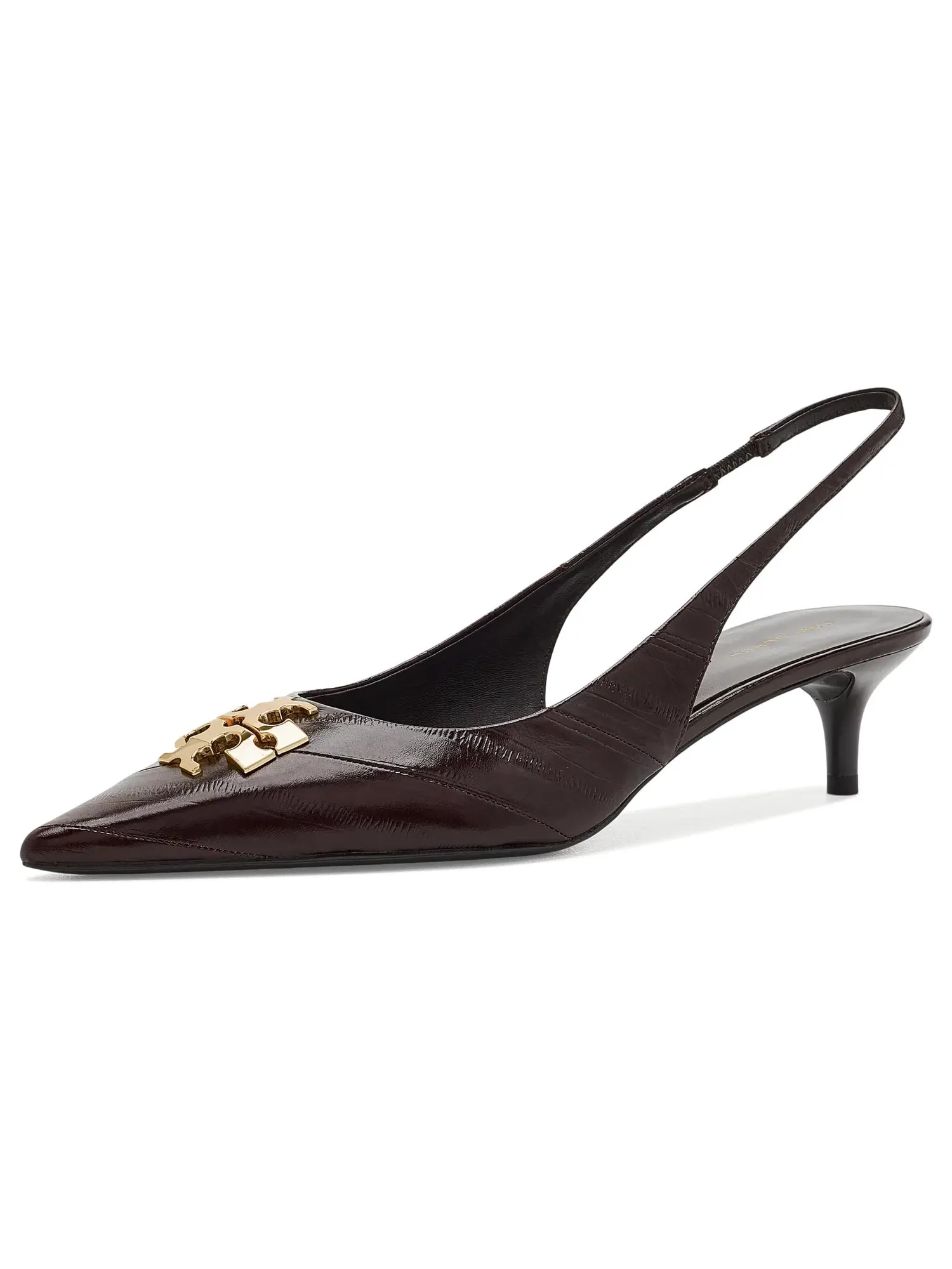 Туфли-слингбэки Charlie Slingback 45mm Tory Burch — изображение 1 из 4, темный коричневый