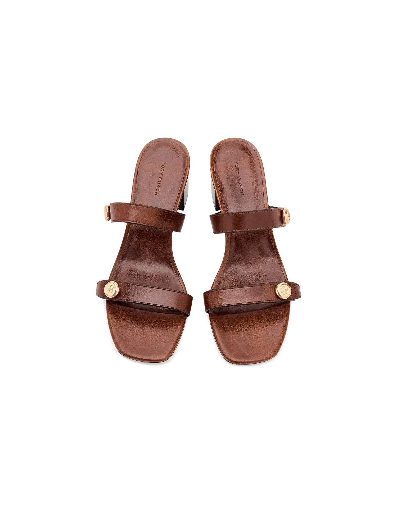 Сандалии Romy City 55 мм Tory Burch — изображение 2 из 4, молочный шоколад