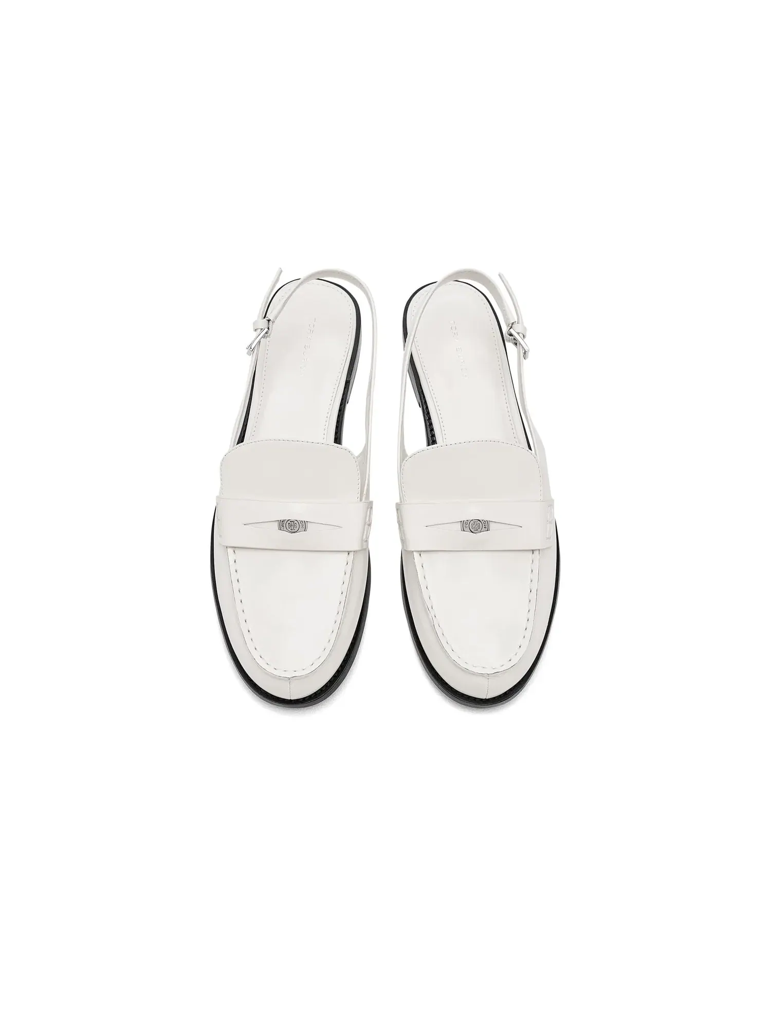 Лоферы Classic Penny Slingback Tory Burch — изображение 2 из 4, белый