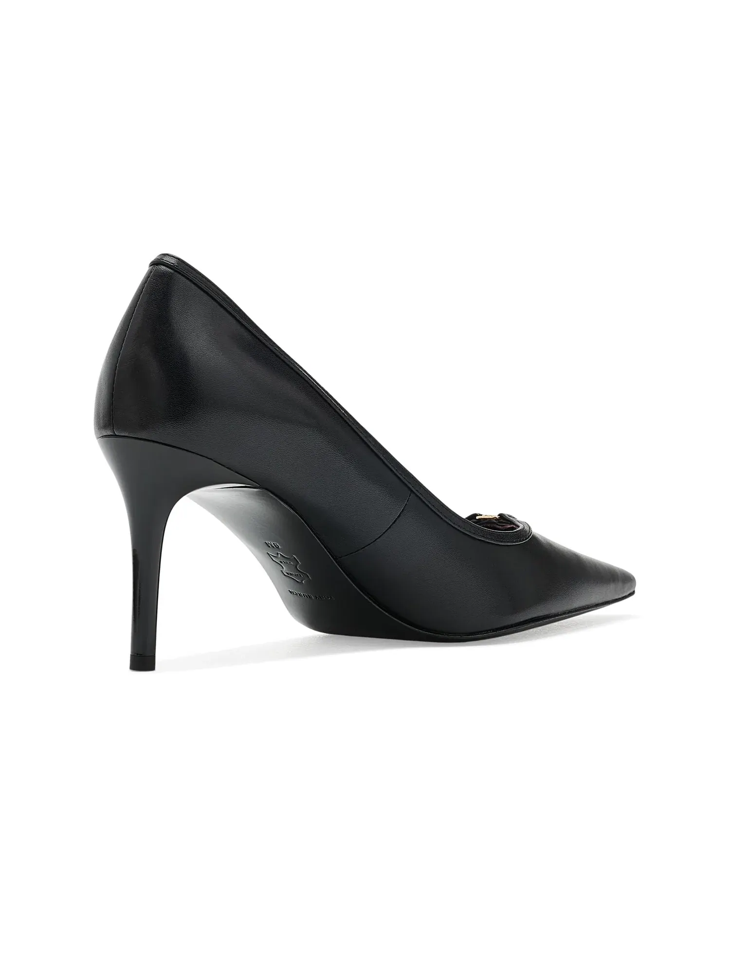 Туфли Double T Buckle Pumps 80mm Tory Burch — изображение 3 из 4, черный/черный