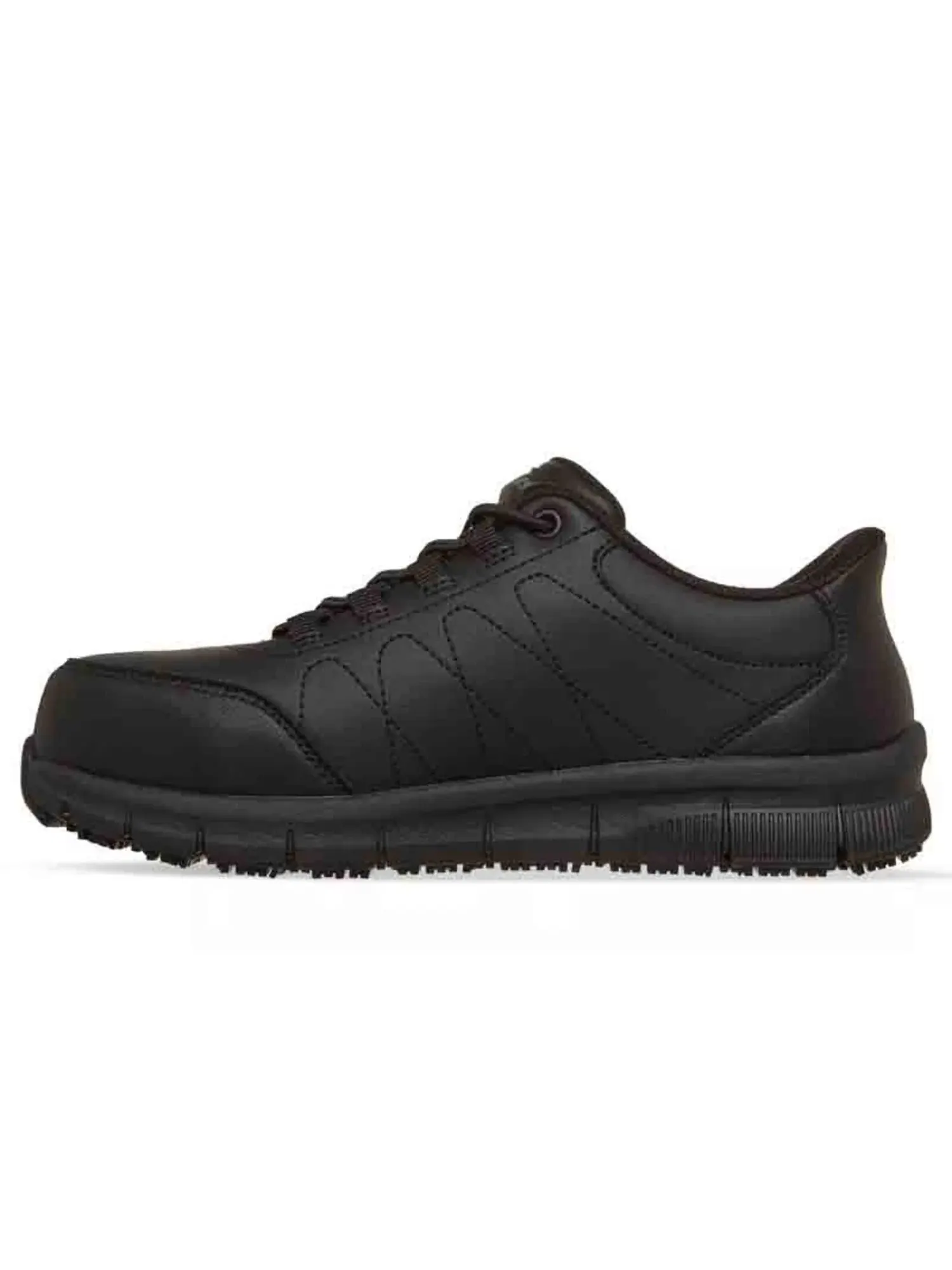 Кроссовки Nampa Alloy Safety Toe Slip-On Skechers Work — изображение 2 из 4, черный