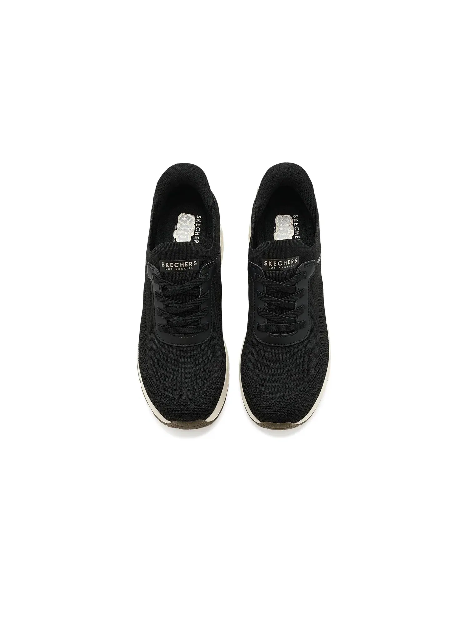 Кроссовки Uno Wedge - Slip N Knit Hands Free Slip-Ins Skechers — изображение 2 из 4, черный