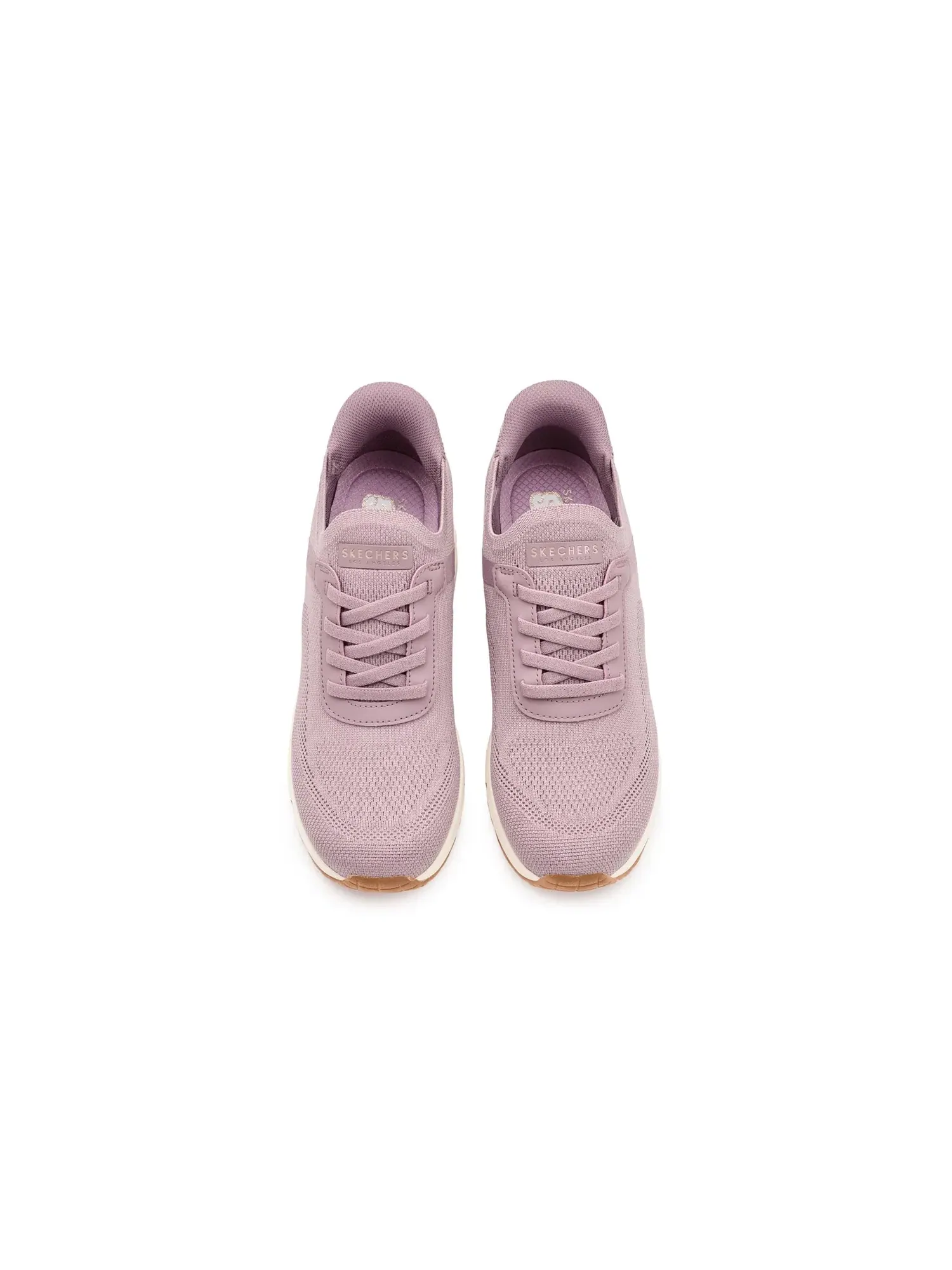 Кроссовки Uno Wedge - Slip N Knit Hands Free Slip-Ins Skechers — изображение 2 из 4, сирень