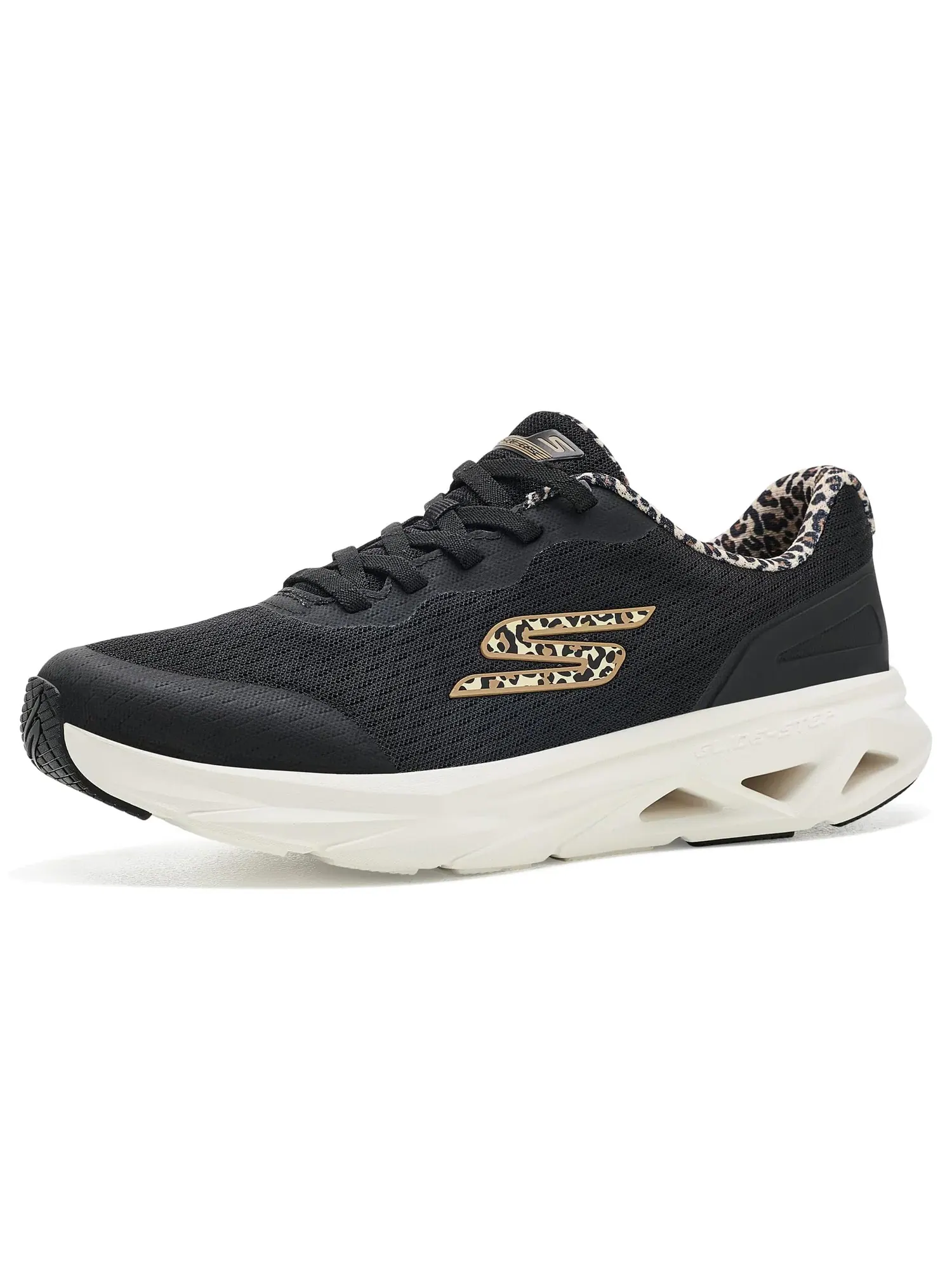 Кроссовки Glide-Step Vortex Purr Stride Skechers — изображение 1 из 4, черный