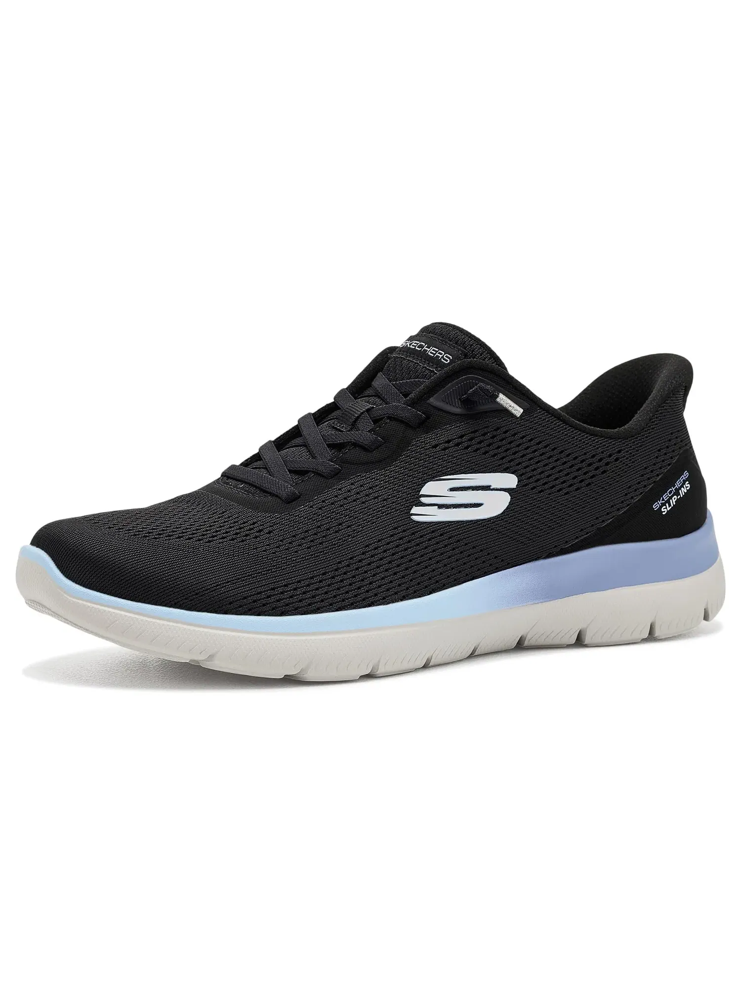 Кроссовки Summits-Sweet Skies Hands Free Slip-Ins Skechers — изображение 1 из 4, черный