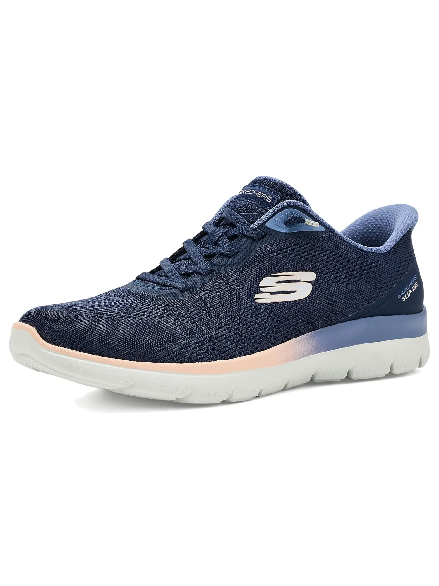 Кроссовки Summits-Sweet Skies Hands Free Slip-Ins Skechers — изображение 1 из 4, темно-синий