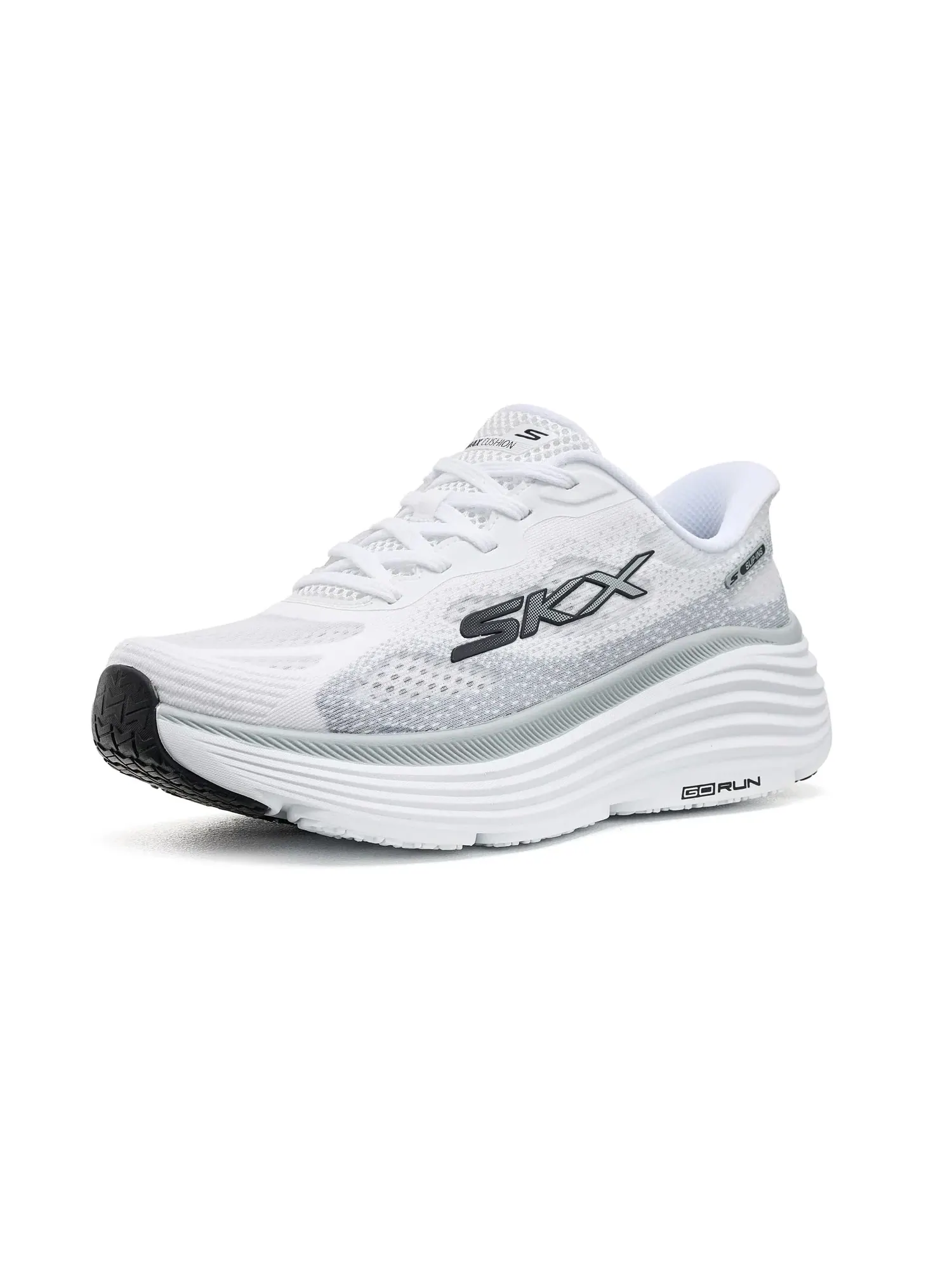 Кроссовки Max Cushioning Endeavour Pace Rhythm Skechers — изображение 1 из 4, белый/черный