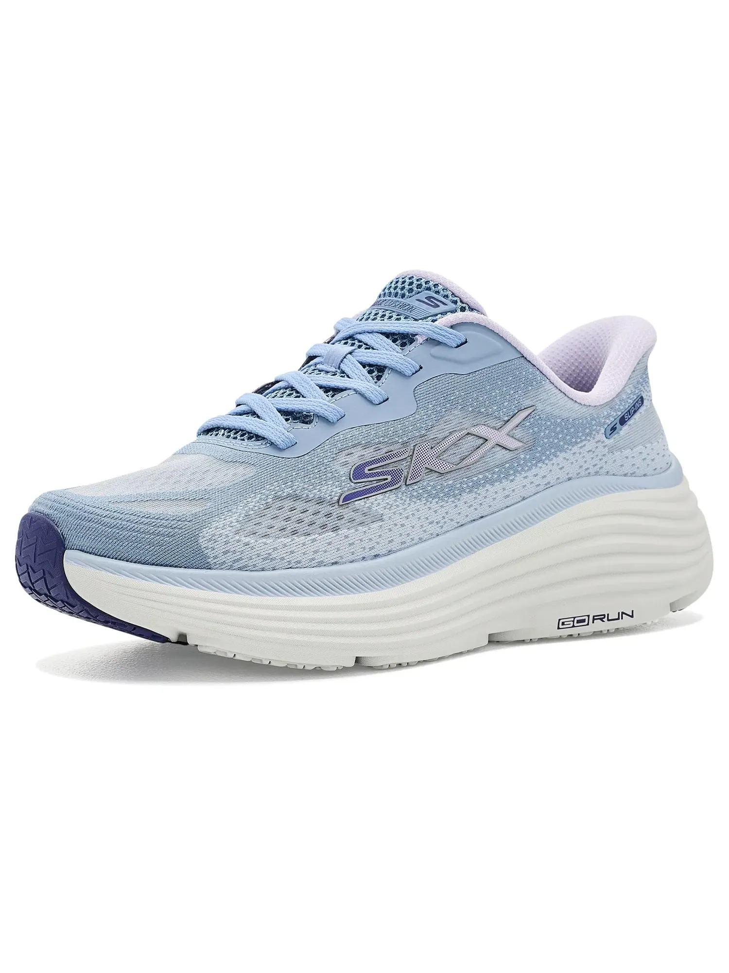 Кроссовки Max Cushioning Endeavour Pace Rhythm Skechers — изображение 1 из 4, синий/фиолетовый