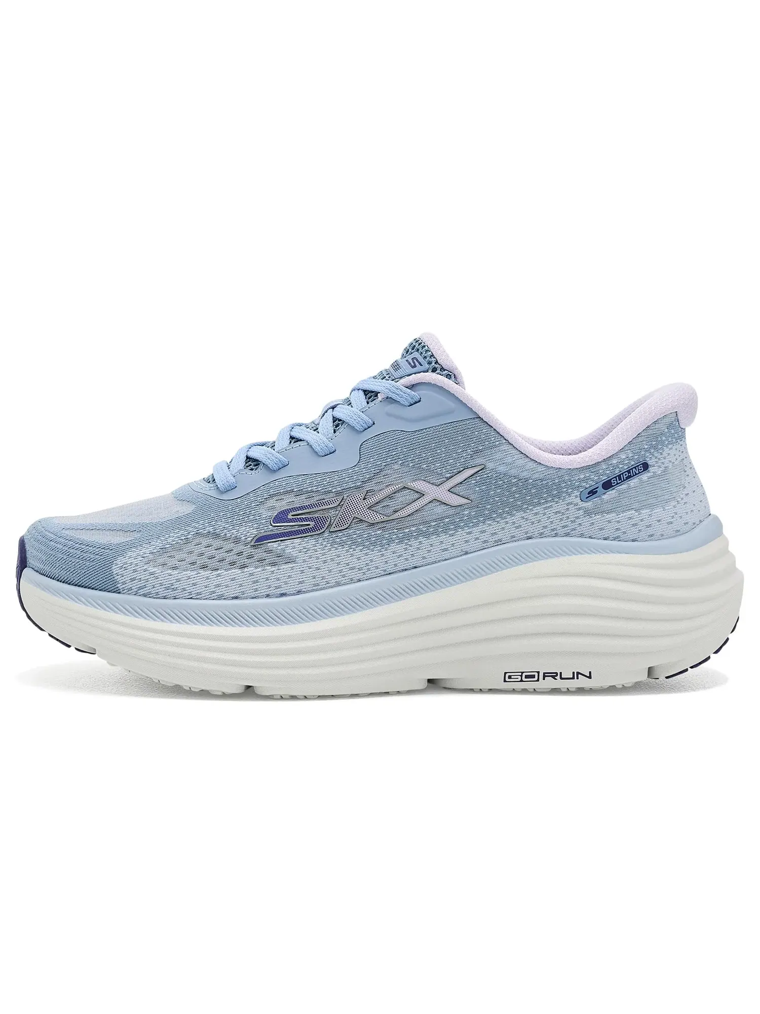 Кроссовки Max Cushioning Endeavour Pace Rhythm Skechers — изображение 4 из 4, синий/фиолетовый