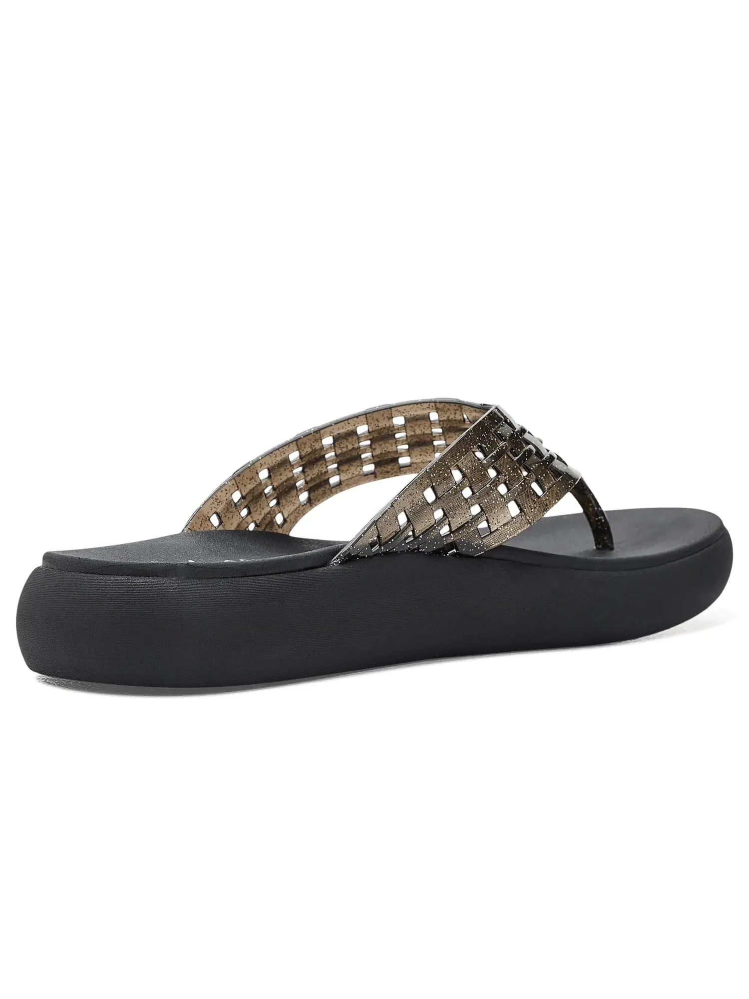 Сандалии Asana Luxe - Shimmer Days Skechers — изображение 3 из 4, черный